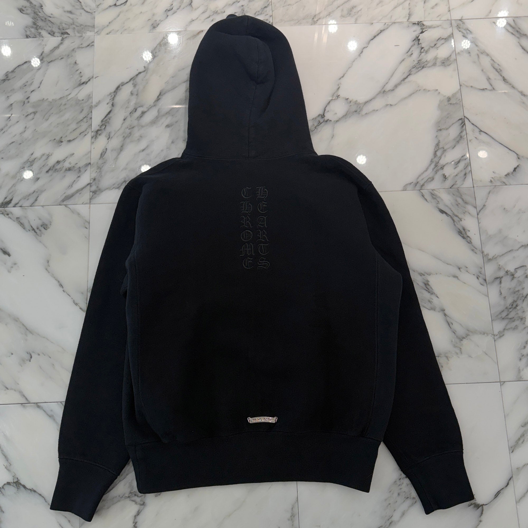 CHROME HEARTS Y NOT Vine Dagger Logo Embroidery Zip Up Hoodie Size S クロムハーツ ワイノット ヴァインダガー ロゴ刺繍 ジップアップフーディー サイズS