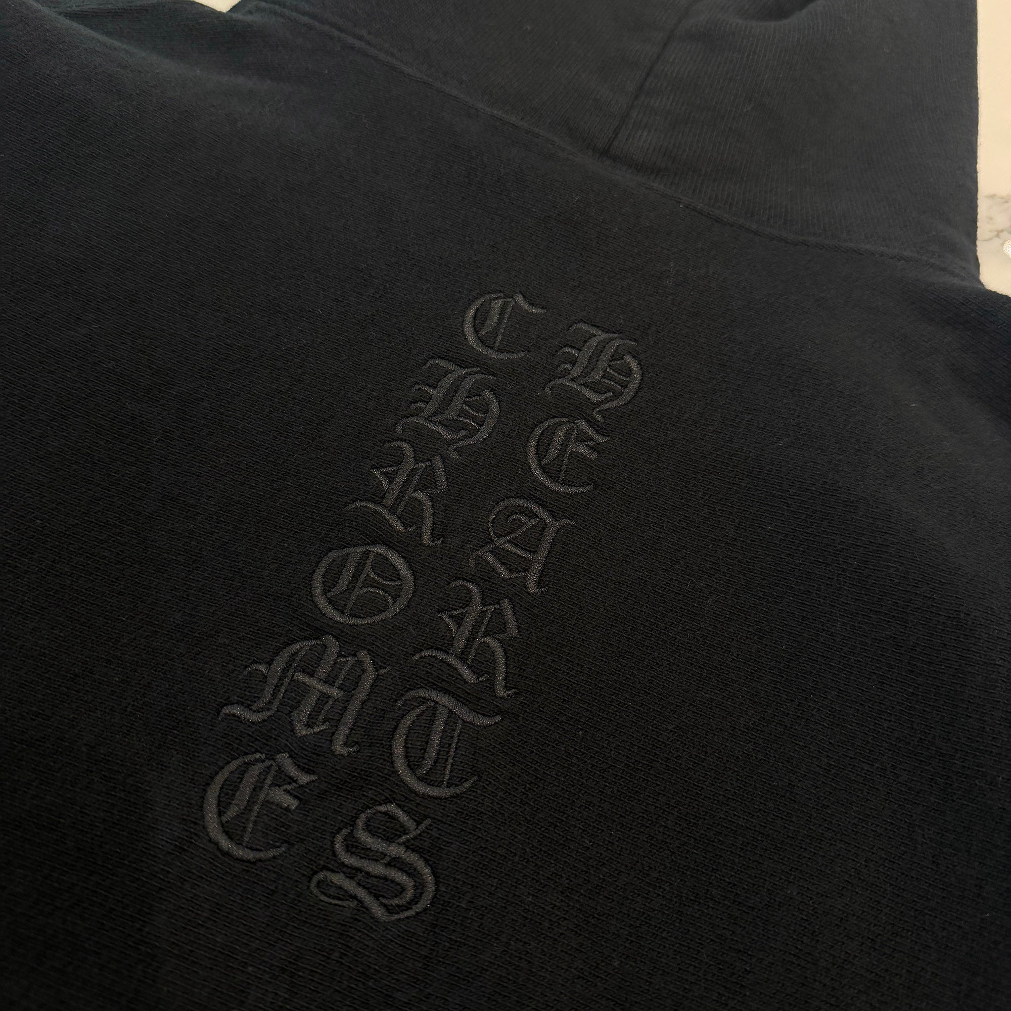 CHROME HEARTS Y NOT Vine Dagger Logo Embroidery Zip Up Hoodie Size S クロムハーツ ワイノット ヴァインダガー ロゴ刺繍 ジップアップフーディー サイズS