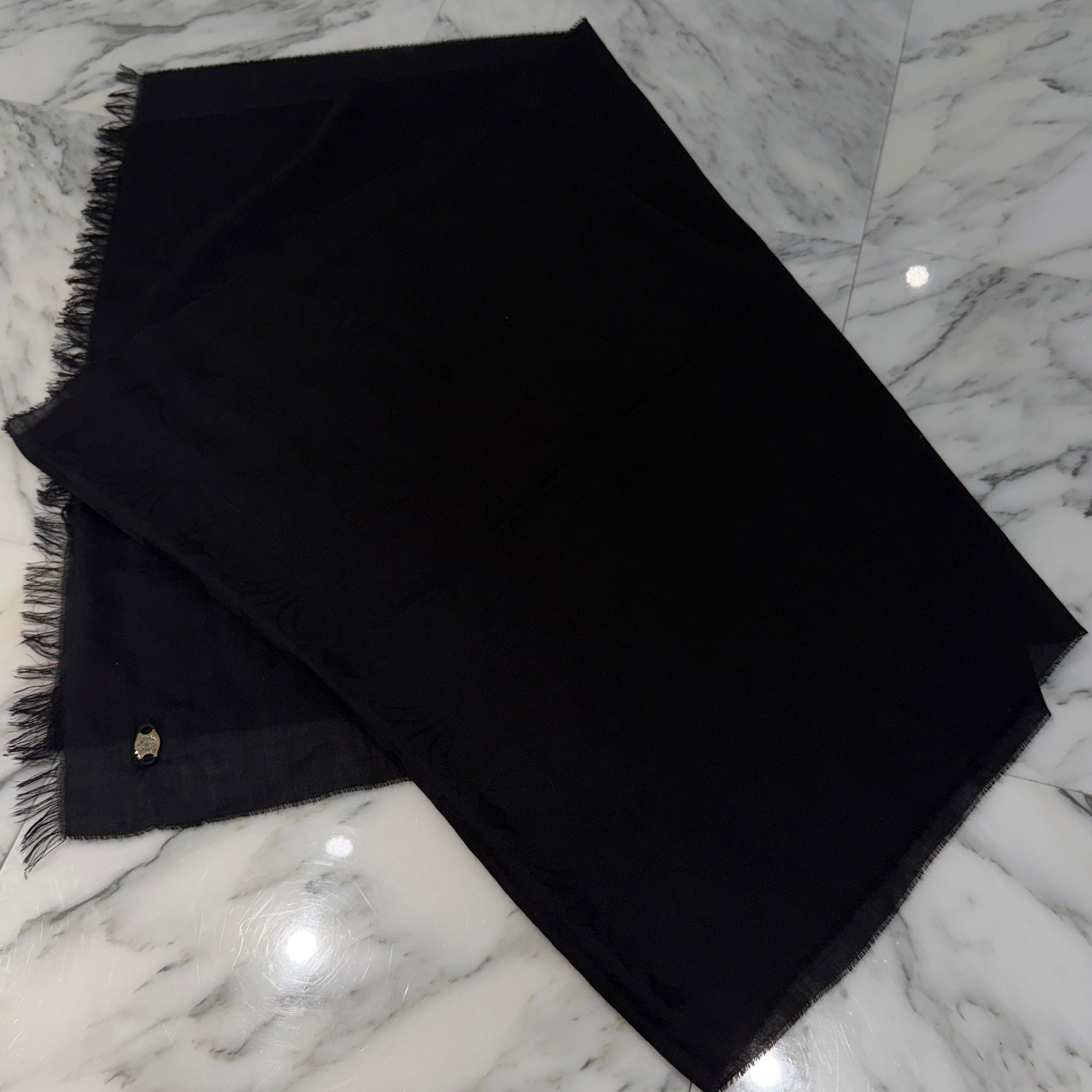 CHROME HEARTS CH Plus Fringe Scarf クロムハーツ CHプラス フリンジスカーフ