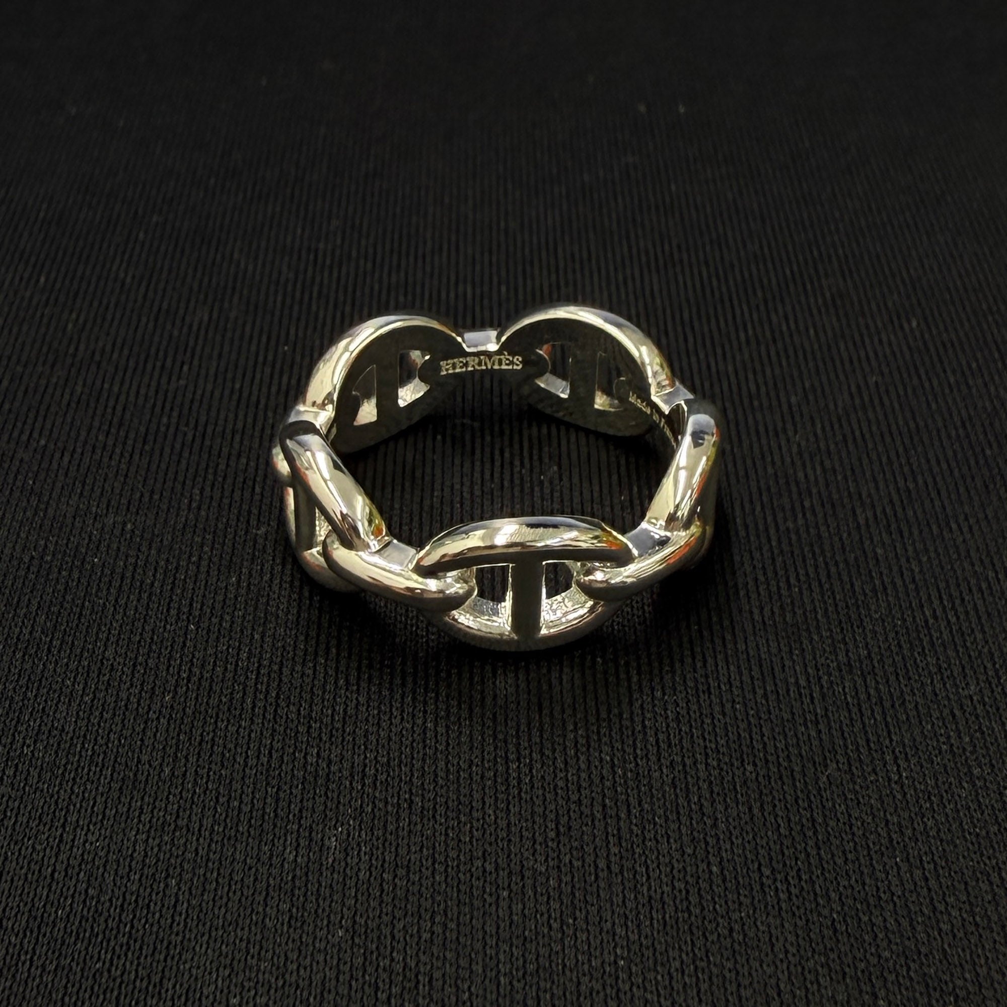 HERMES Ag925 Chaine d’Ancre Enchainee PM Ring Size 55 (15号) エルメス Ag925 シェーヌダンクル アンシェネ PM リング サイズ55 (15号)