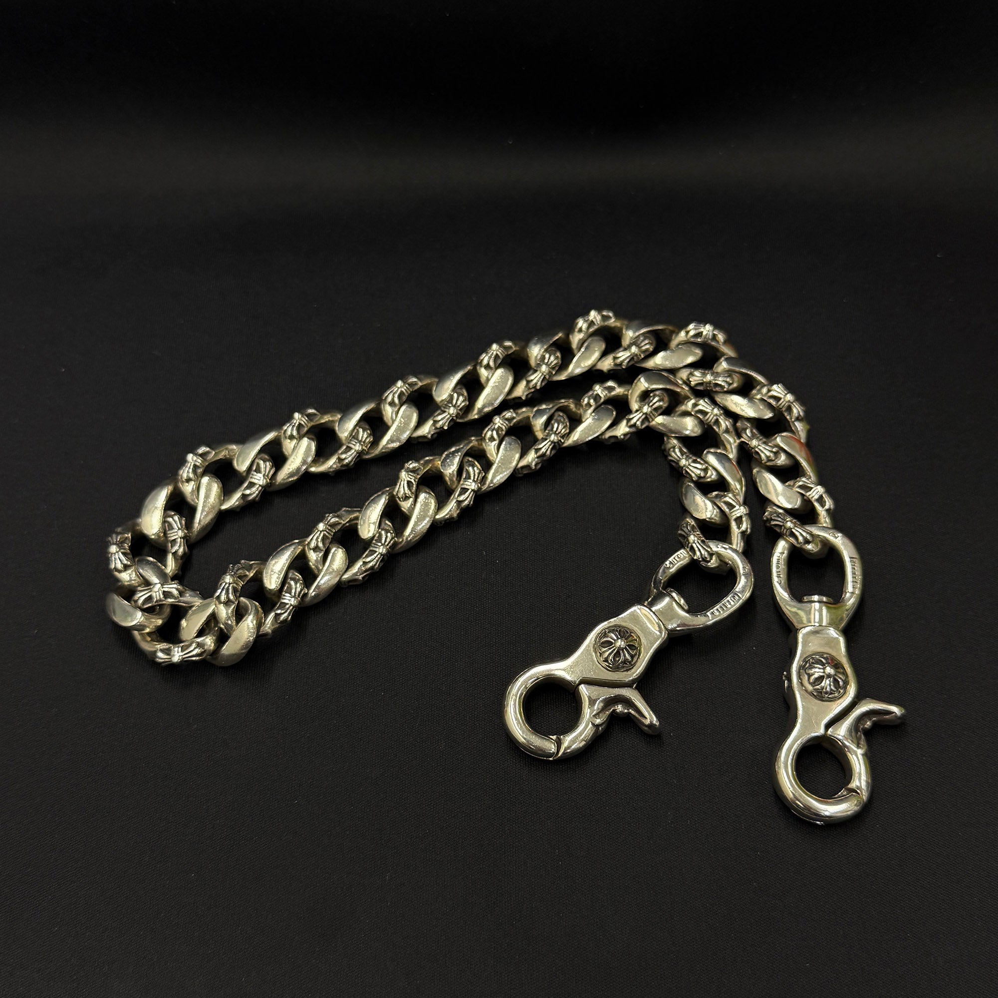 CHROME HEARTS 2 Clip Fancy Cross Wallet Chain クロムハーツ 2クリップファンシークロス ウォレットチェーン