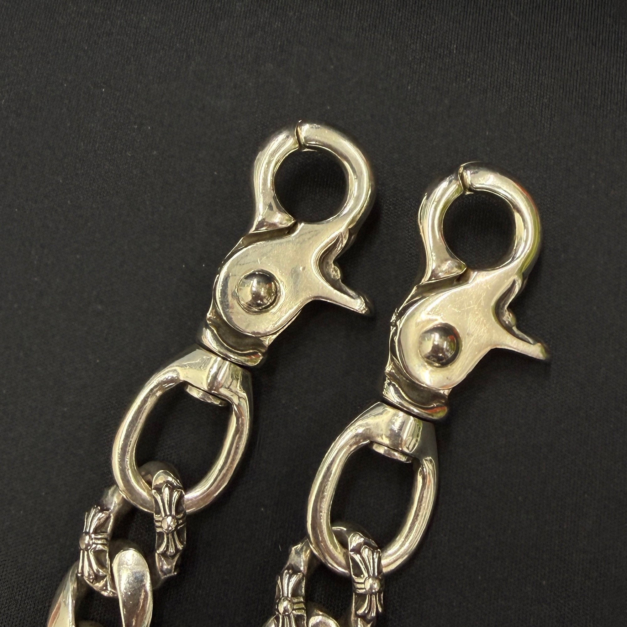 CHROME HEARTS 2 Clip Fancy Cross Wallet Chain クロムハーツ 2クリップファンシークロス ウォレットチェーン