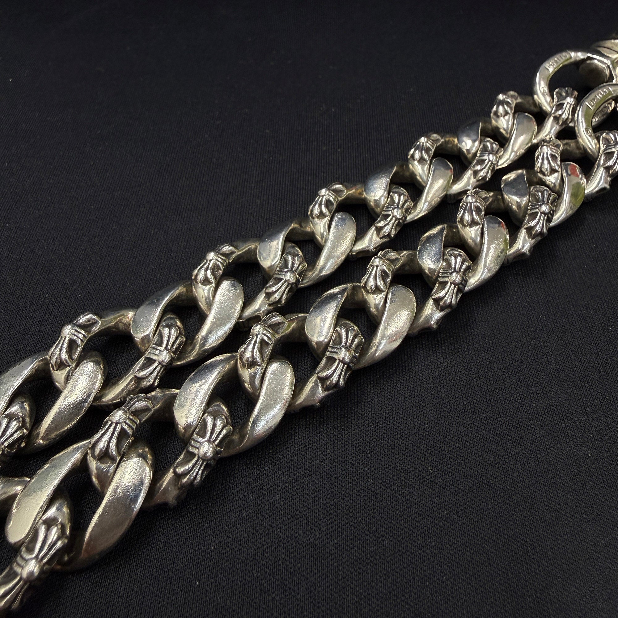 CHROME HEARTS 2 Clip Fancy Cross Wallet Chain クロムハーツ 2クリップファンシークロス ウォレットチェーン