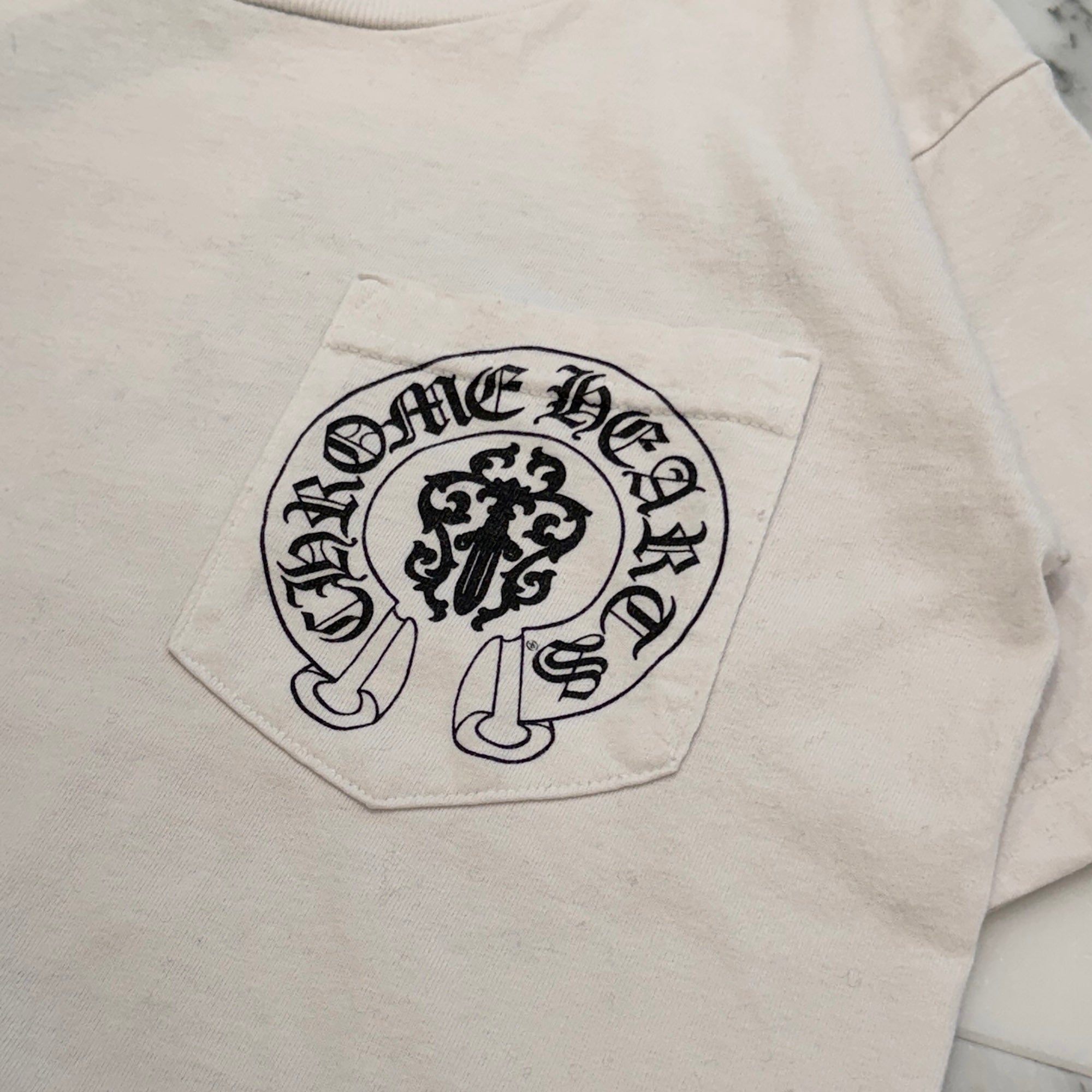 CHROME HEARTS American Flag Scroll Logo Tee Size S クロムハーツ アメリカ国旗 スクロールロゴ Tシャツ サイズS