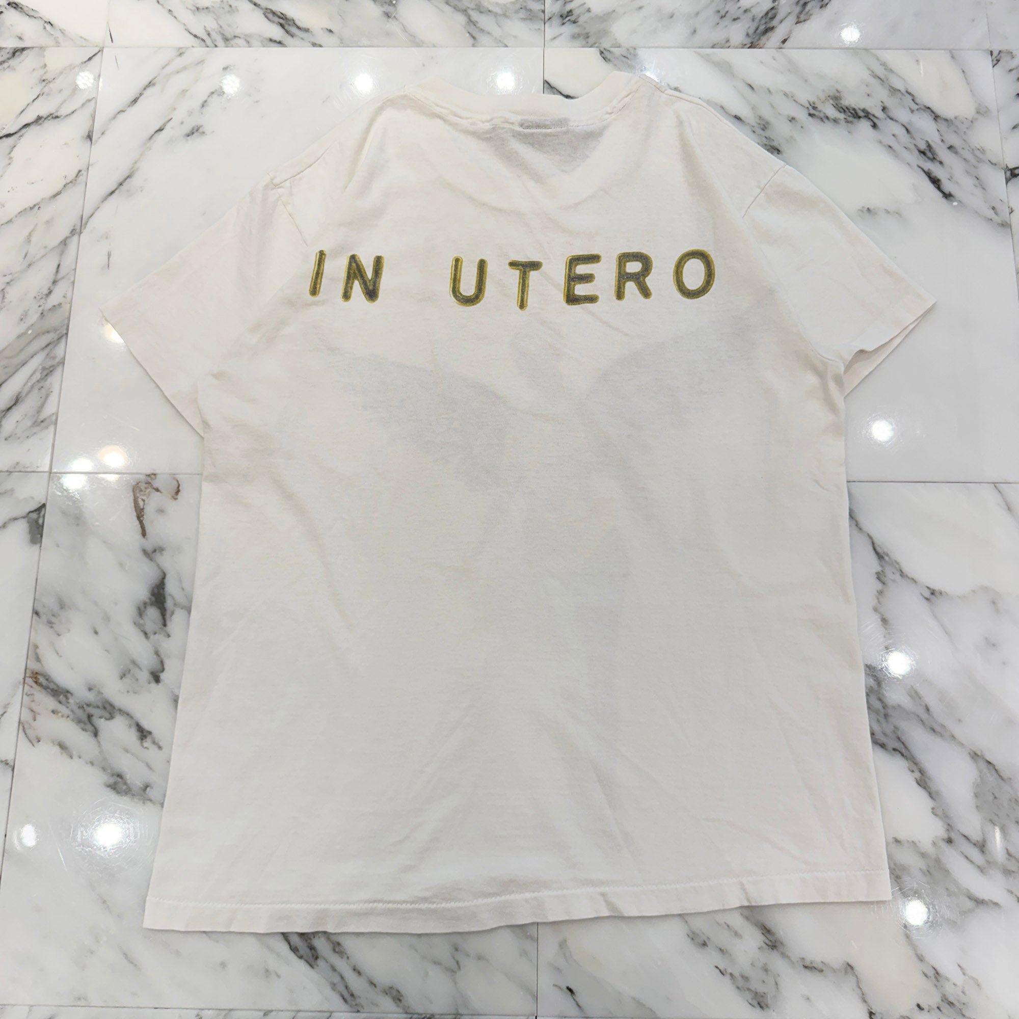 Vintage 90's NIRVANA "IN UTERO" 1993 Giant S/S Tee Size XL ヴィンテージ 90's ニルヴァーナ "インユーテロ" 1993 ジャイアント社製 Tシャツ サイズXL