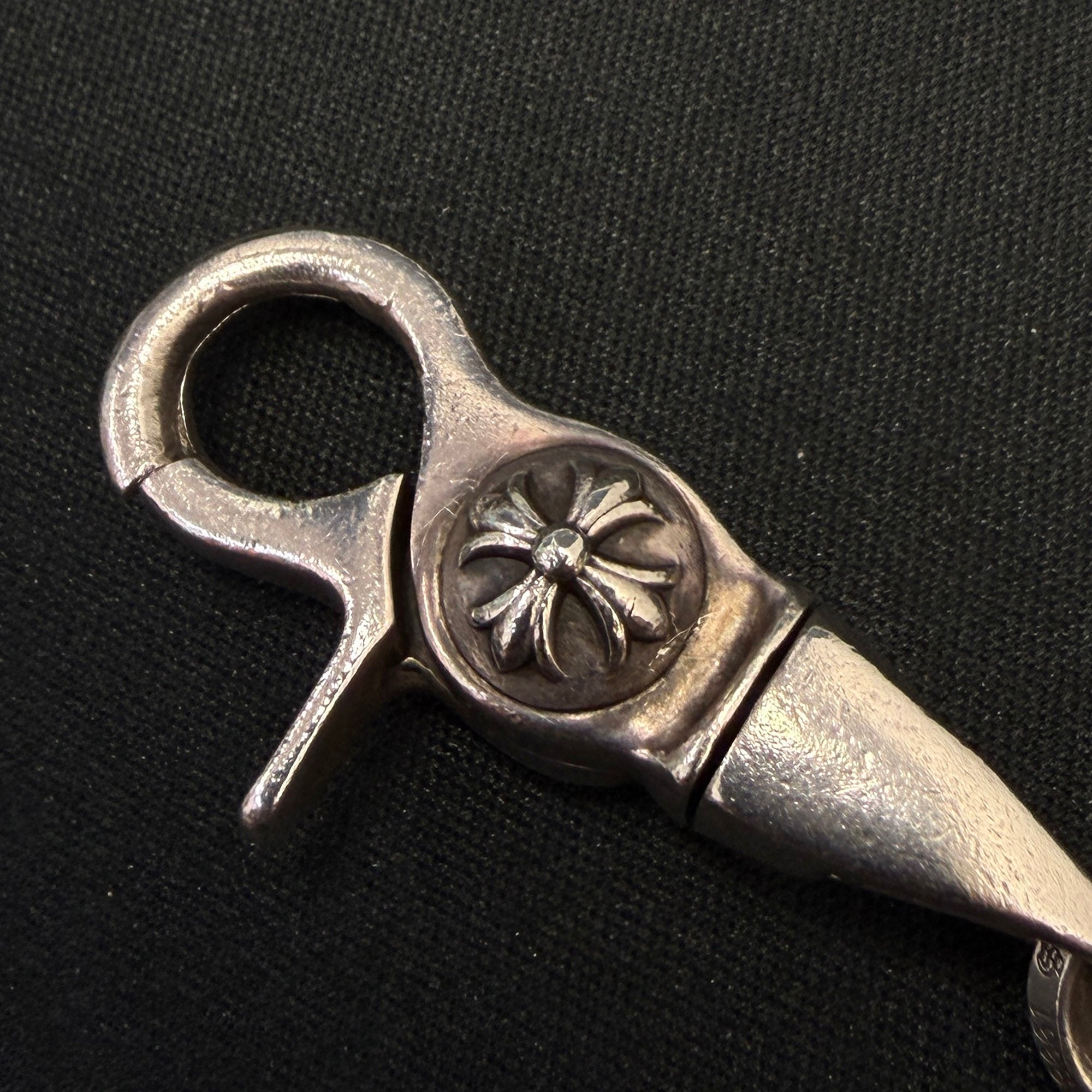 CHROME HEARTS Double Dice Key Chain クロムハーツ ダブルダイス キーチェーン