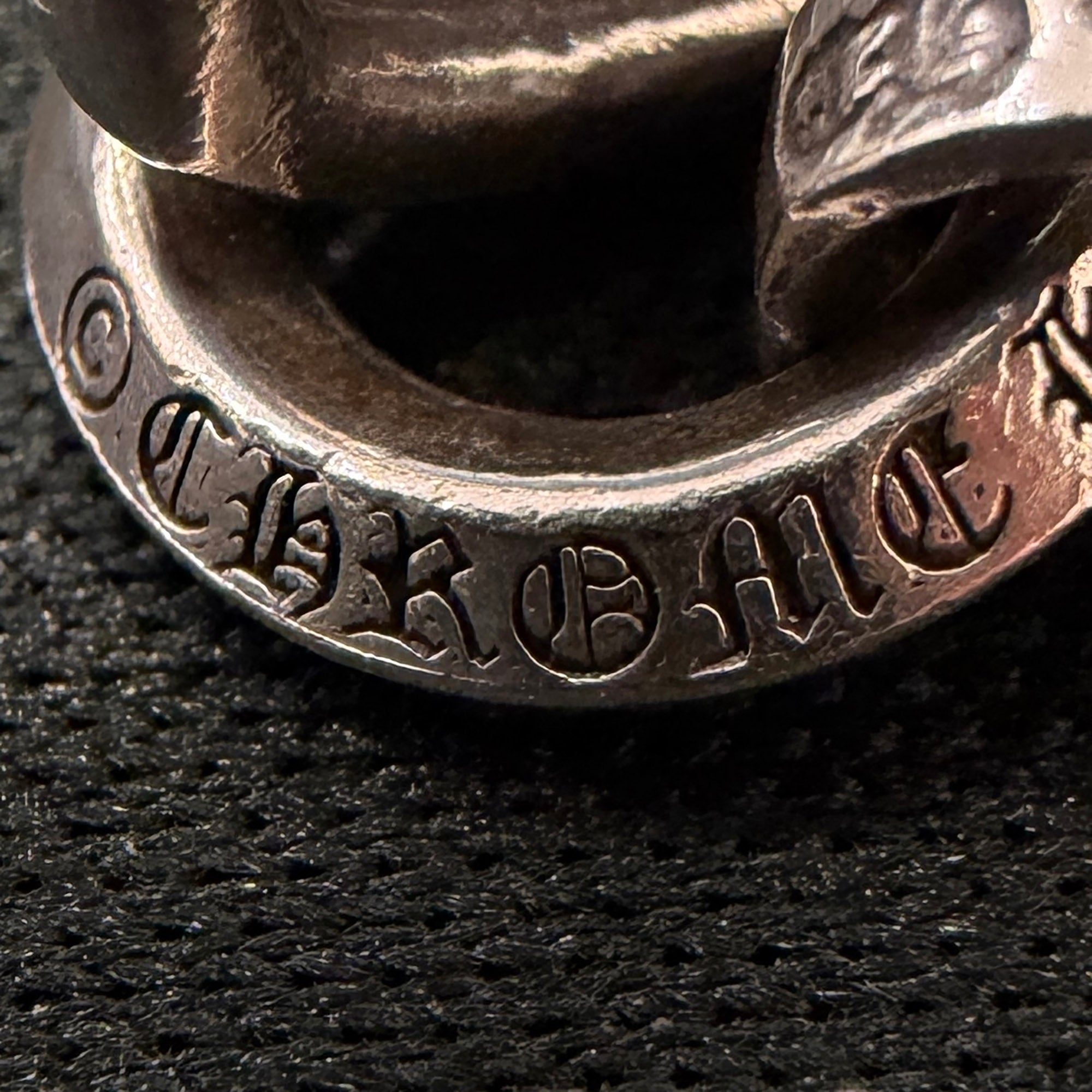 CHROME HEARTS Double Dice Key Chain クロムハーツ ダブルダイス キーチェーン