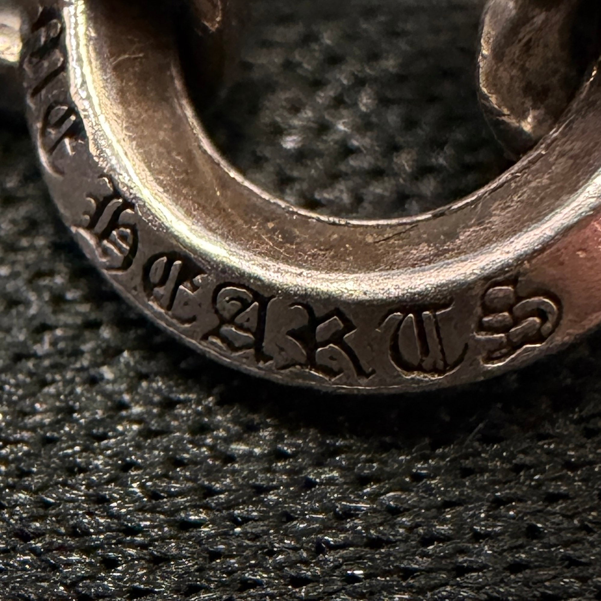 CHROME HEARTS Double Dice Key Chain クロムハーツ ダブルダイス キーチェーン