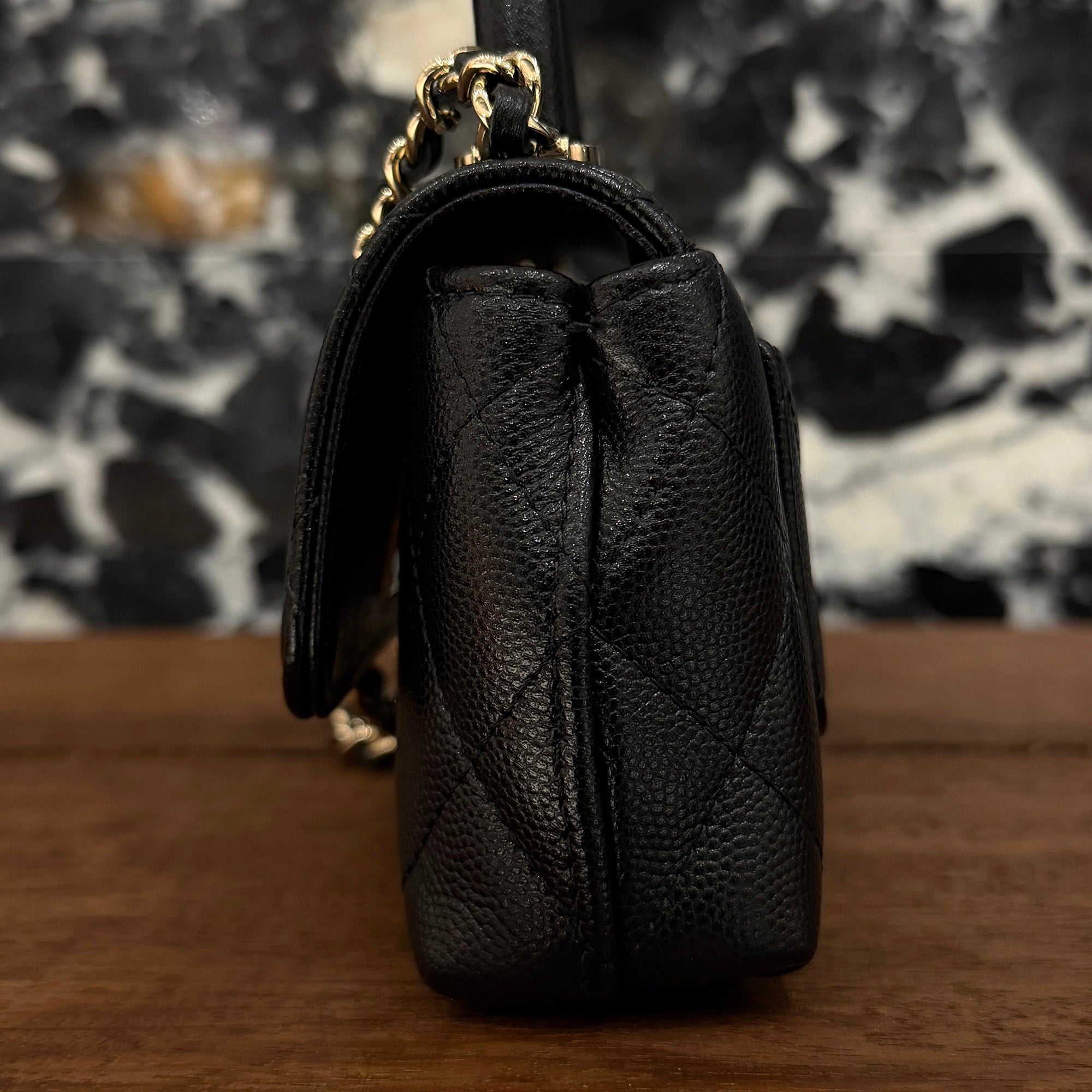 CHANEL COCO Handle Micro Leather Shoulder Bag シャネル ココハンドル マイクロ レザーショルダーバッグ