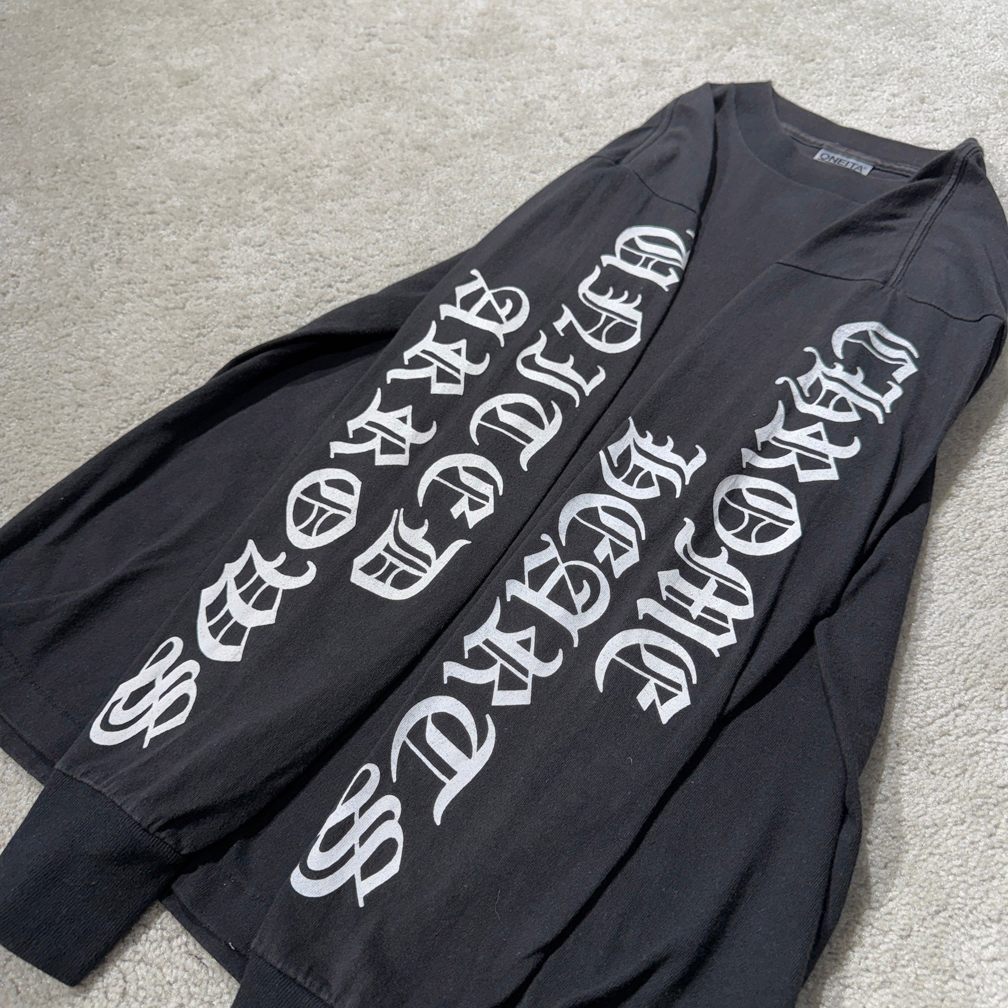 CHROME HEARTS × UNITED ARROWS Back Dagger Long Sleeve Tee Size M (38-40) クロムハーツ×ユナイテッドアローズ バックダガー ロングスリーブTシャツ サイズM (38-40)