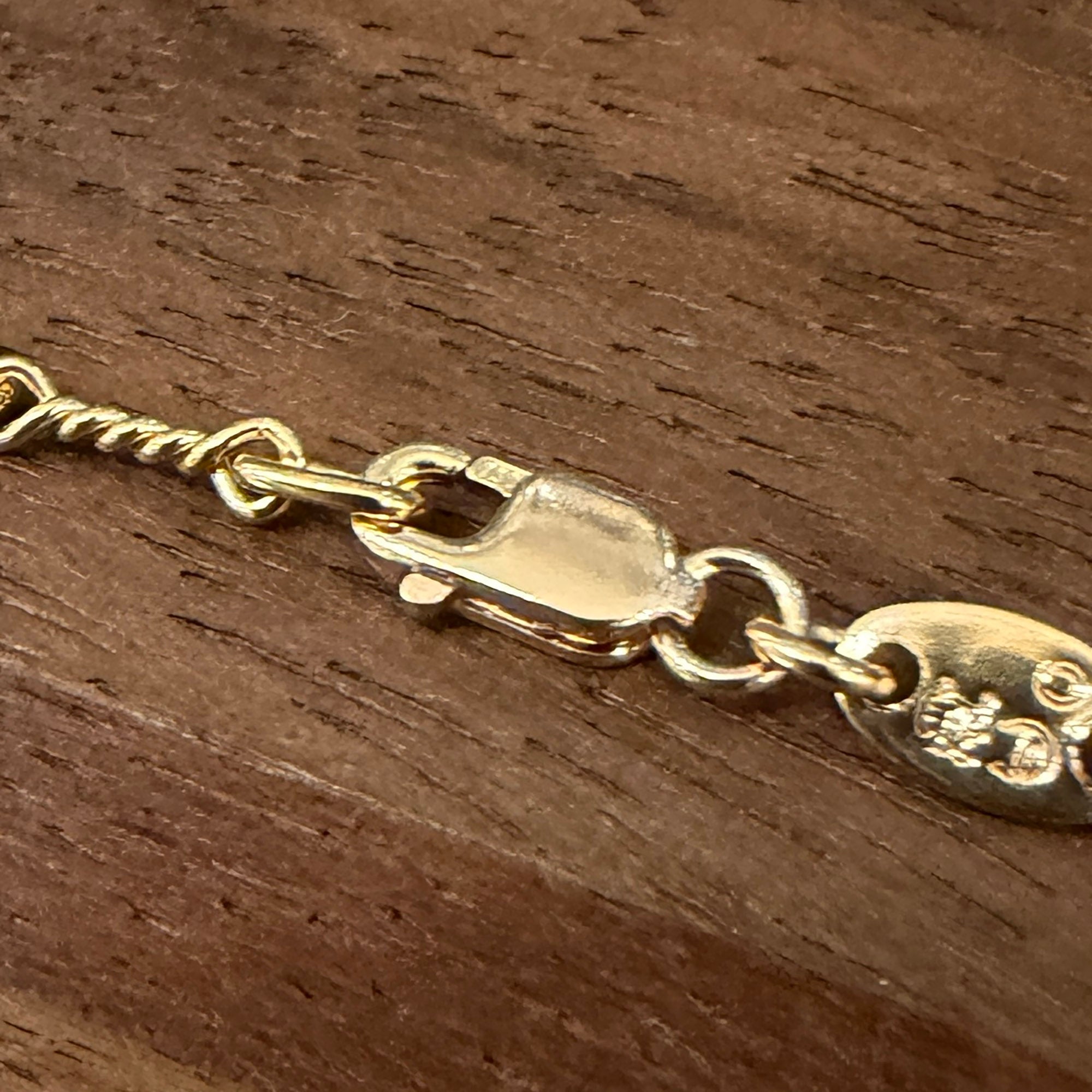 CHROME HEARTS 22K Twist Chain Necklace Size 24 Inch クロムハーツ 22K ツイストチェーン ネックレス サイズ 24インチ