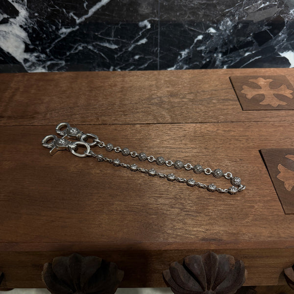 CHROME HEARTS 2CLIP Cross Ball Wallet Chain クロムハーツ 2クリップ クロスボール ウォレットチェーン