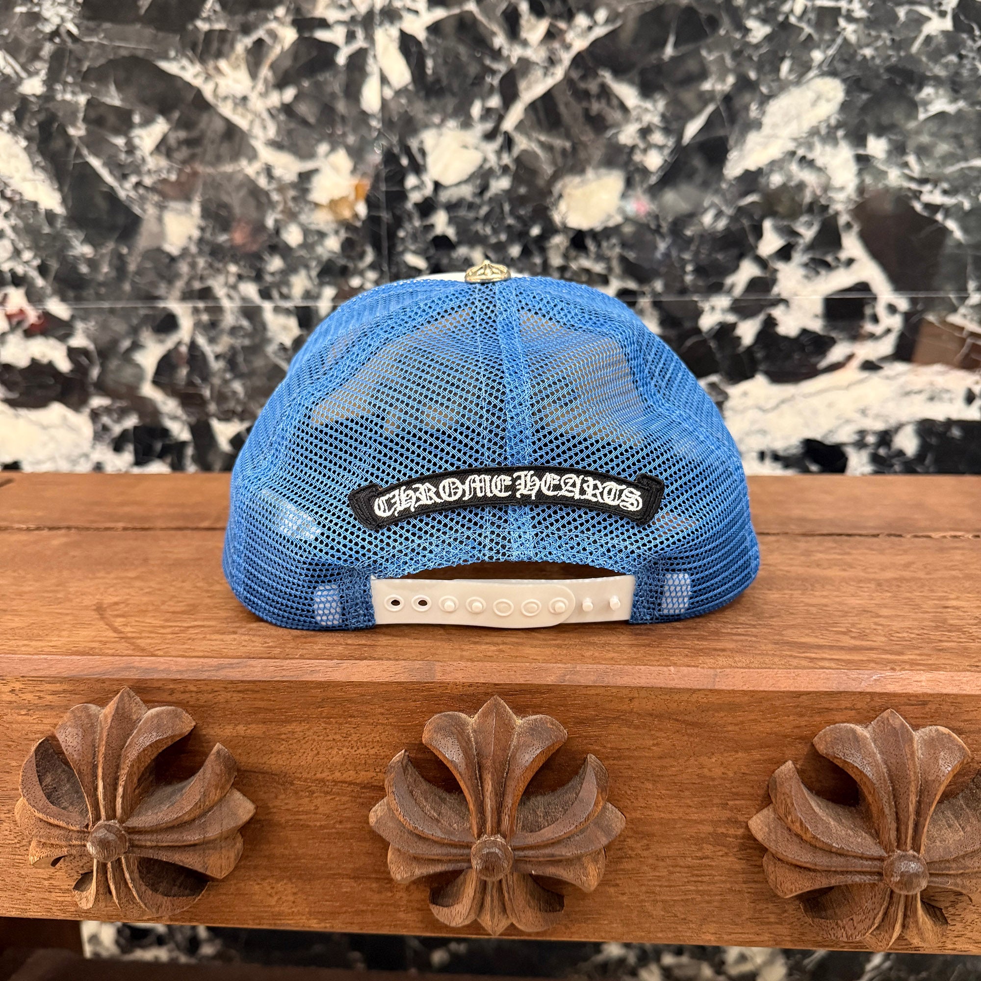 CHROME HEARTS Triple Cross Patch Trucker Cap Size ONE SIZE (53-60) クロムハーツ トリプルクロスパッチトラッカーキャップ サイズONE SIZE (53-60)