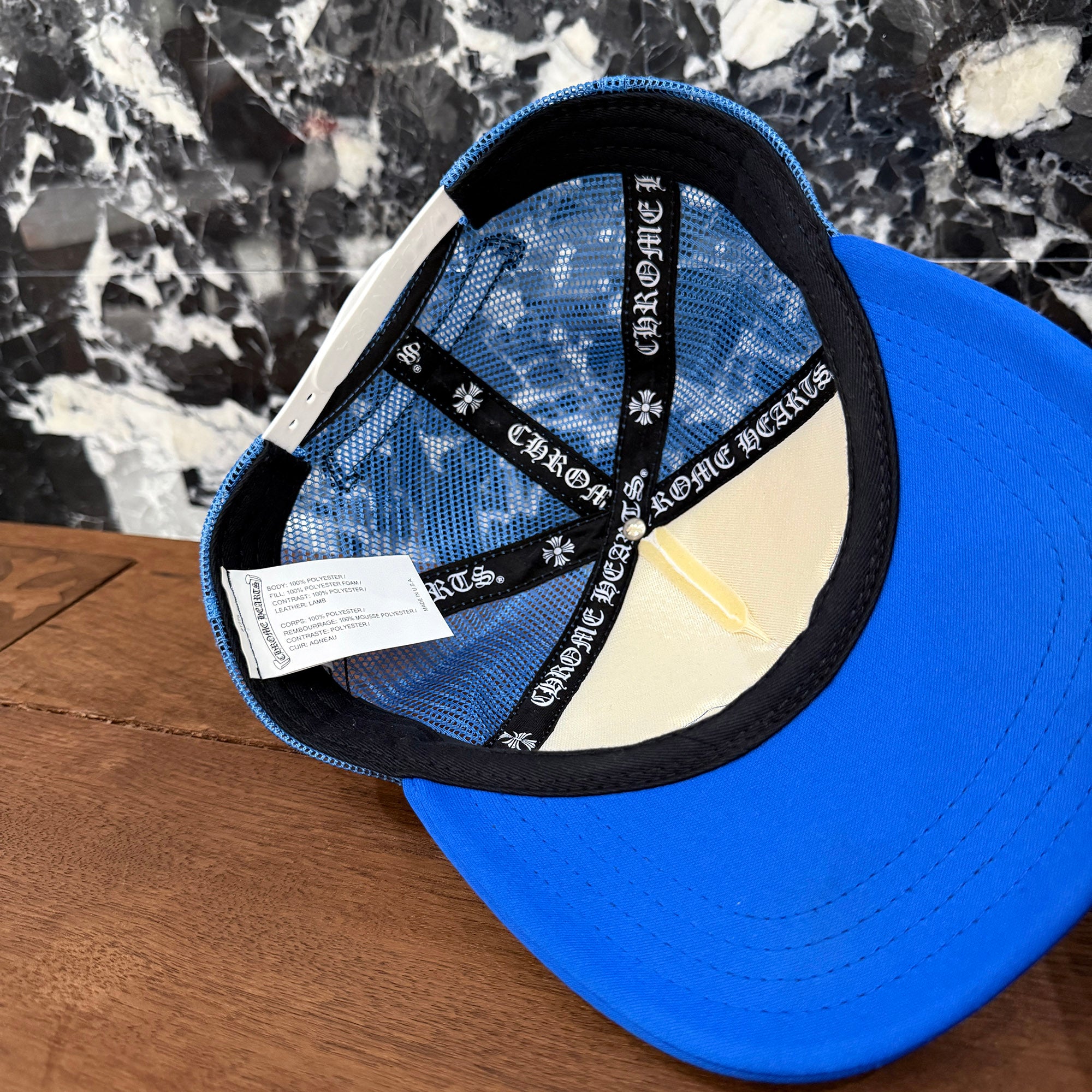 CHROME HEARTS Triple Cross Patch Trucker Cap Size ONE SIZE (53-60) クロムハーツ トリプルクロスパッチトラッカーキャップ サイズONE SIZE (53-60)