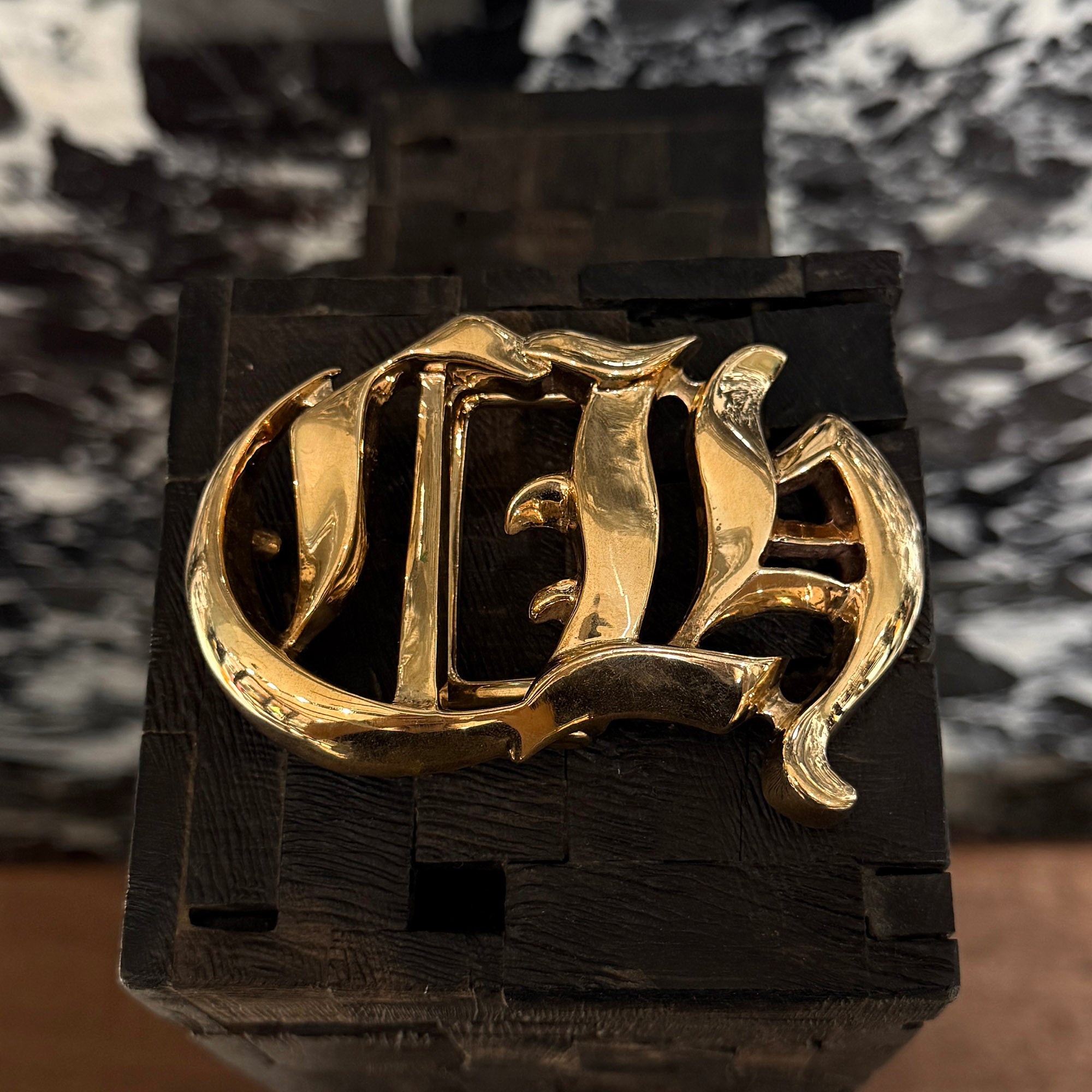 CHROME HEARTS CH Logo Bronze Buckle クロムハーツ CHロゴ ブロンズ バックル