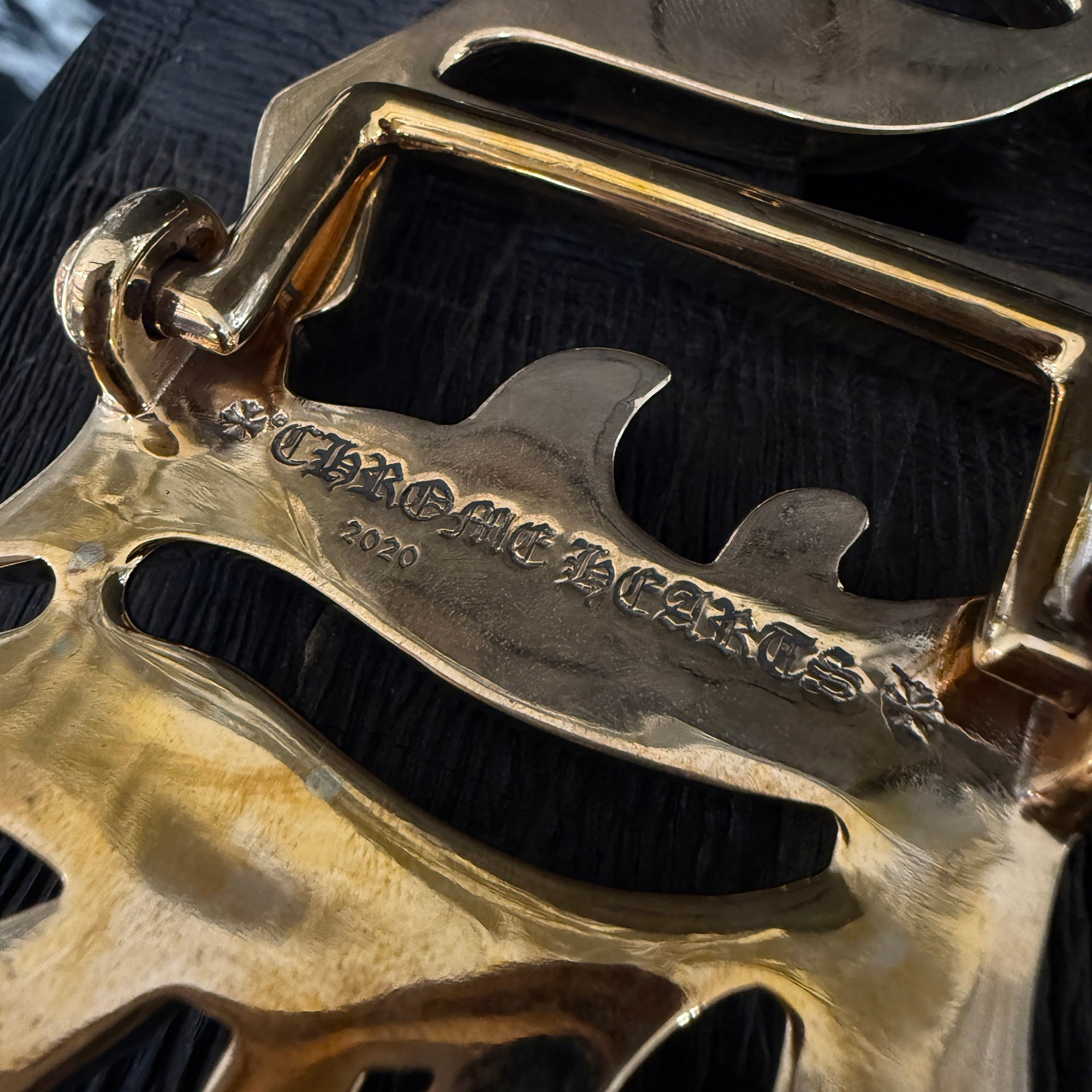 CHROME HEARTS CH Logo Bronze Buckle クロムハーツ CHロゴ ブロンズ バックル