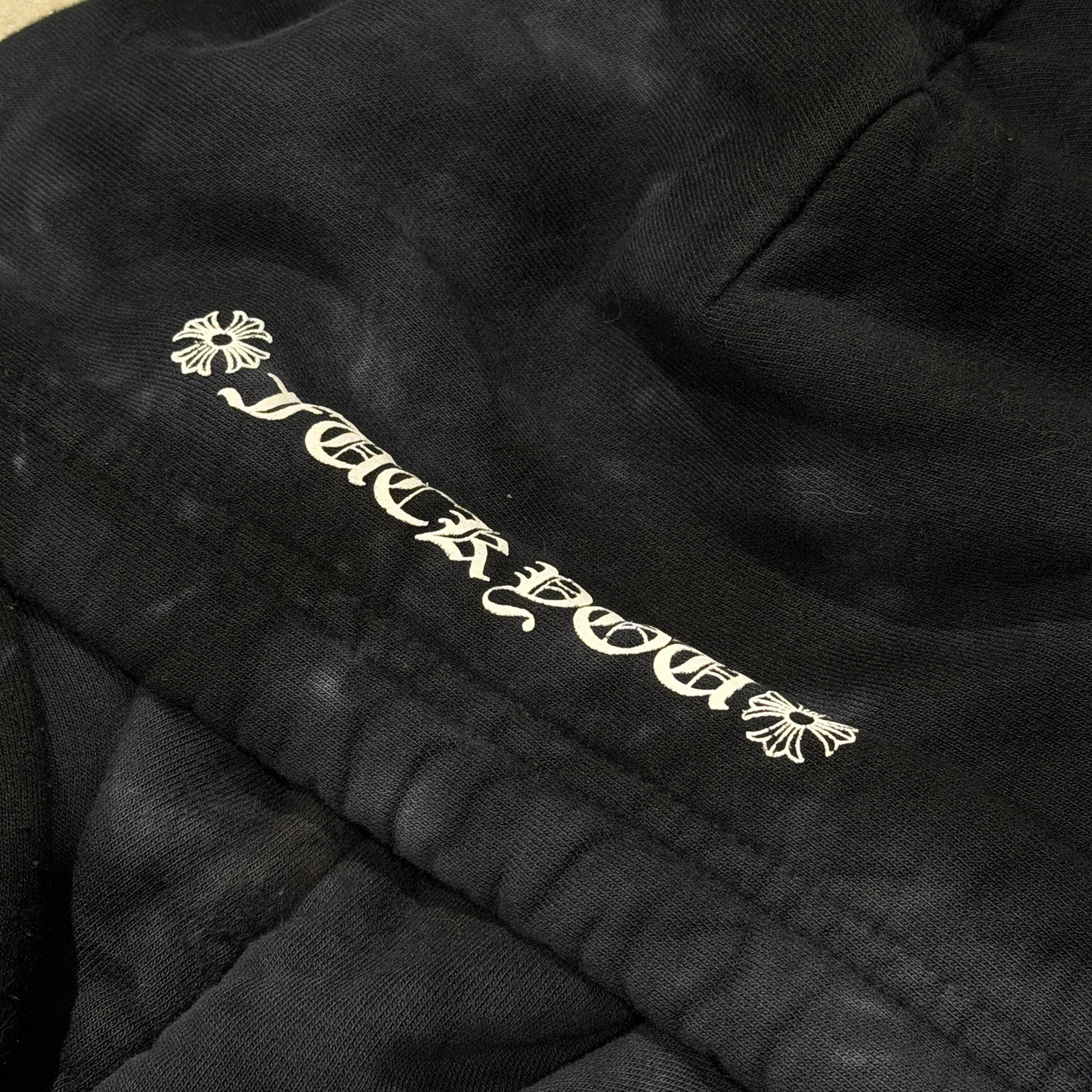 CHROME HEARTS Vertical Logo Horseshoe Tie Dye Pullover Hoodie Size XL クロムハーツ ヴァーティカルロゴ ホースシュー タイダイ プルオーバーフーディー サイズXL