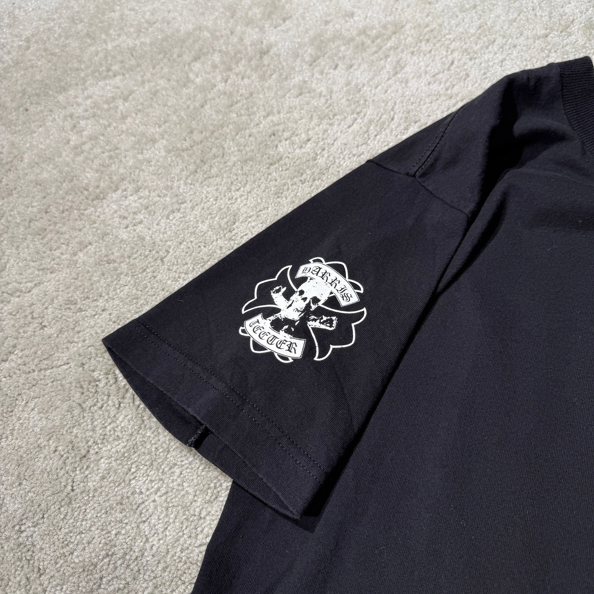 CHROME HEARTS FOTI Harris Teeter Print T Bar Logo Tee Size M クロムハーツ フォティ・ハリスティーター プリント Tバ－ ロゴTシャツ サイズM