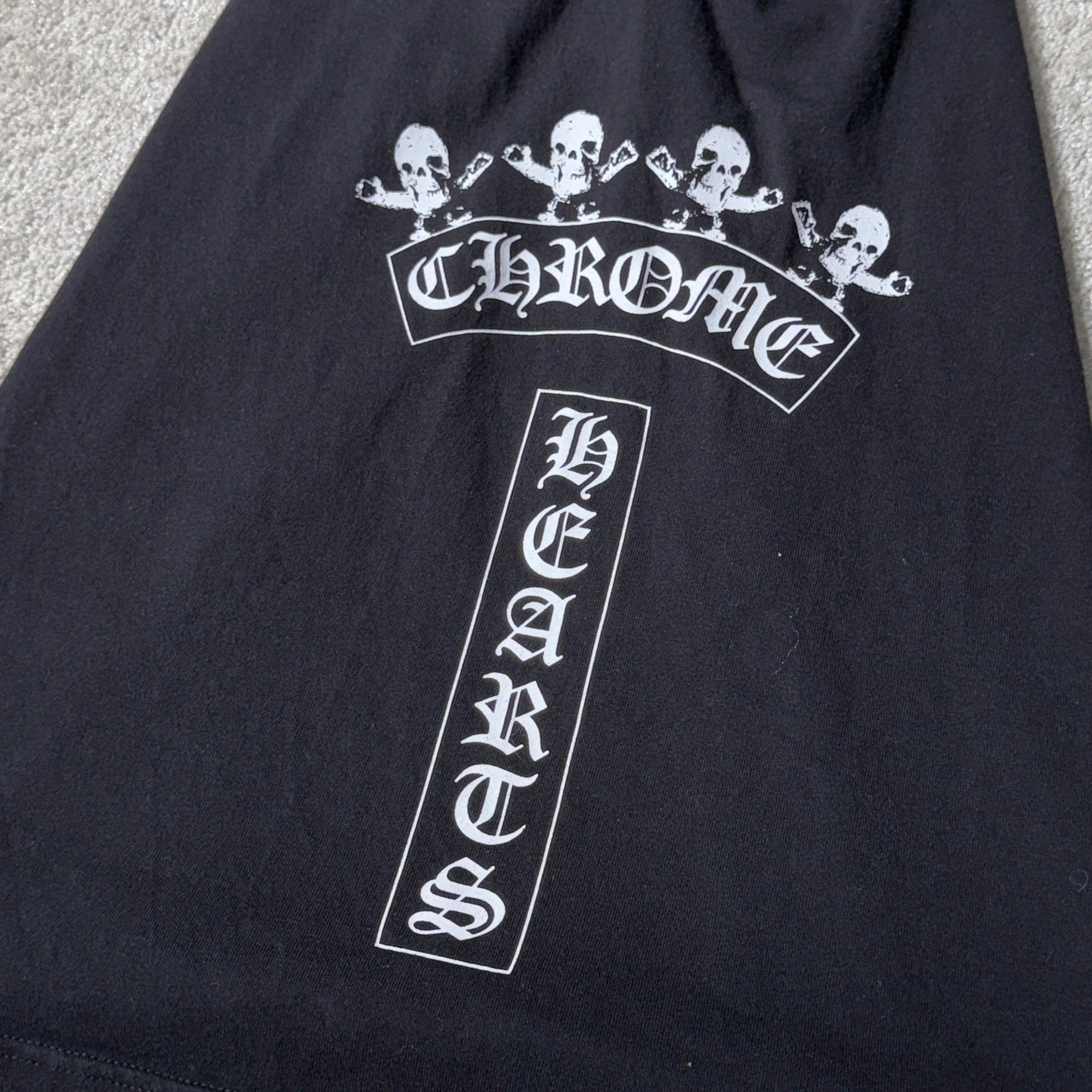 CHROME HEARTS FOTI Harris Teeter Print T Bar Logo Tee Size M クロムハーツ フォティ・ハリスティーター プリント Tバ－ ロゴTシャツ サイズM