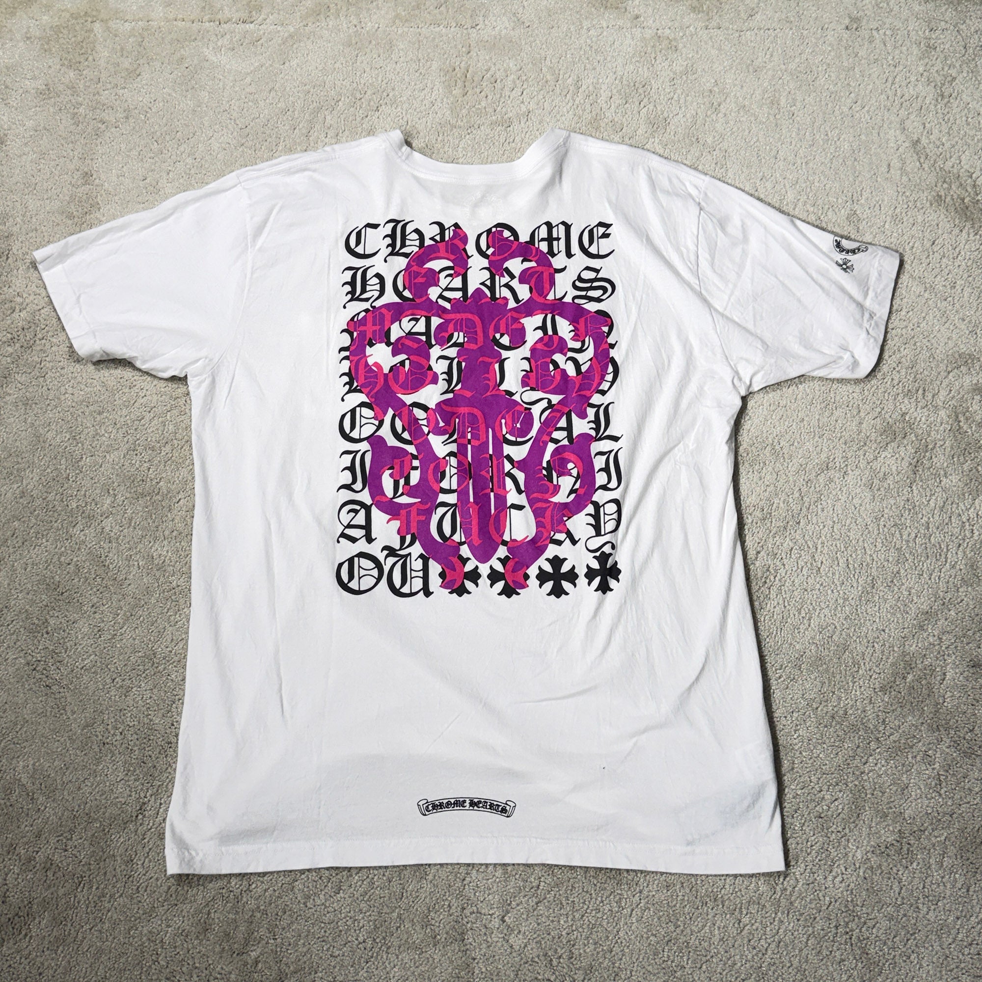 CHROME HEARTS Dagger Eye Chart Tee Size XXL クロムハーツ ダガーアイチャート Tシャツ サイズXXL