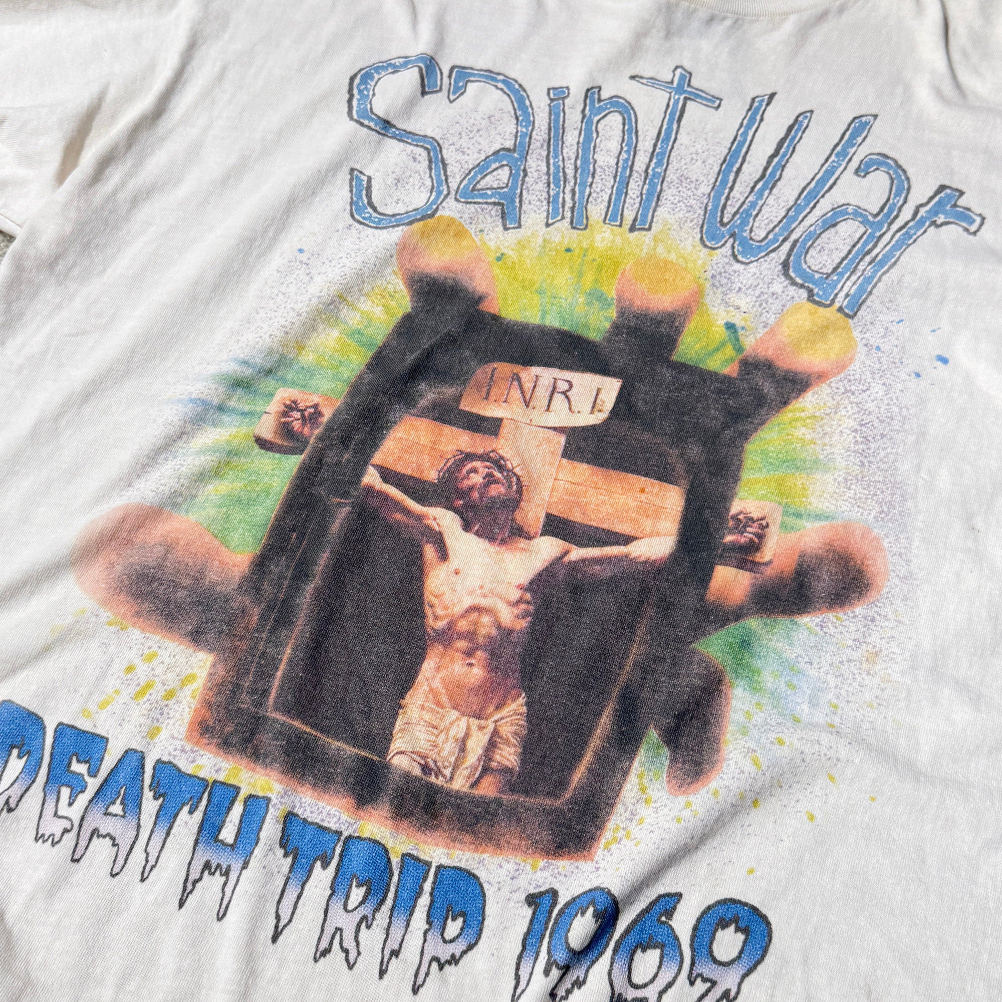 SAINT Mxxxxxx 2024SS "Saint War" S/S Tee SM-YS8-0000-007 Size XL セントマイケル "セント ウォー" Tシャツ サイズXL