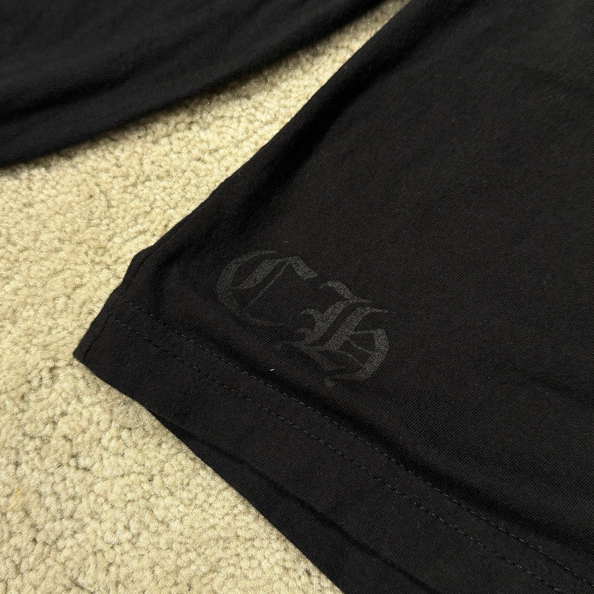 CHROME HEARTS Neck Logo Back & Arm CH Cross Print Long Sleeve Tee Size XXL クロムハーツ ネックロゴ バック＆アーム CHクロス プリント ロングスリーブ Tシャツ サイズXXL