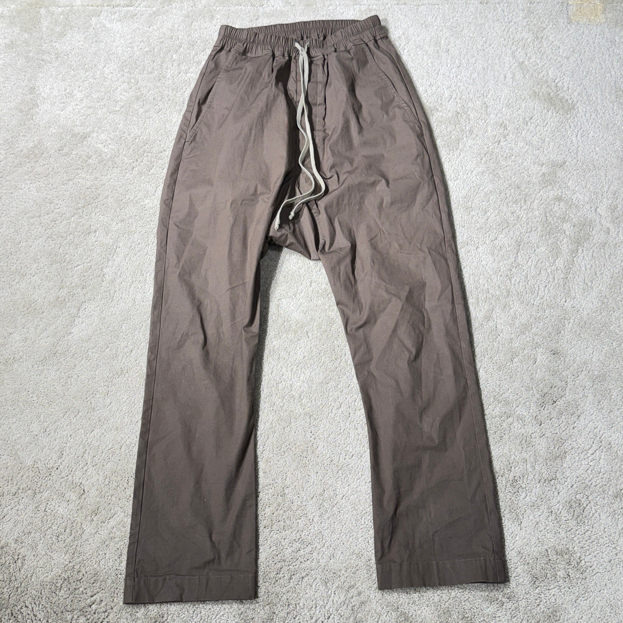 Rick Owens 2022AW Drawstring Long Pants RU02B2380-TE Size 34 リックオウエンス ドローストリング ロングパンツ サイズ34