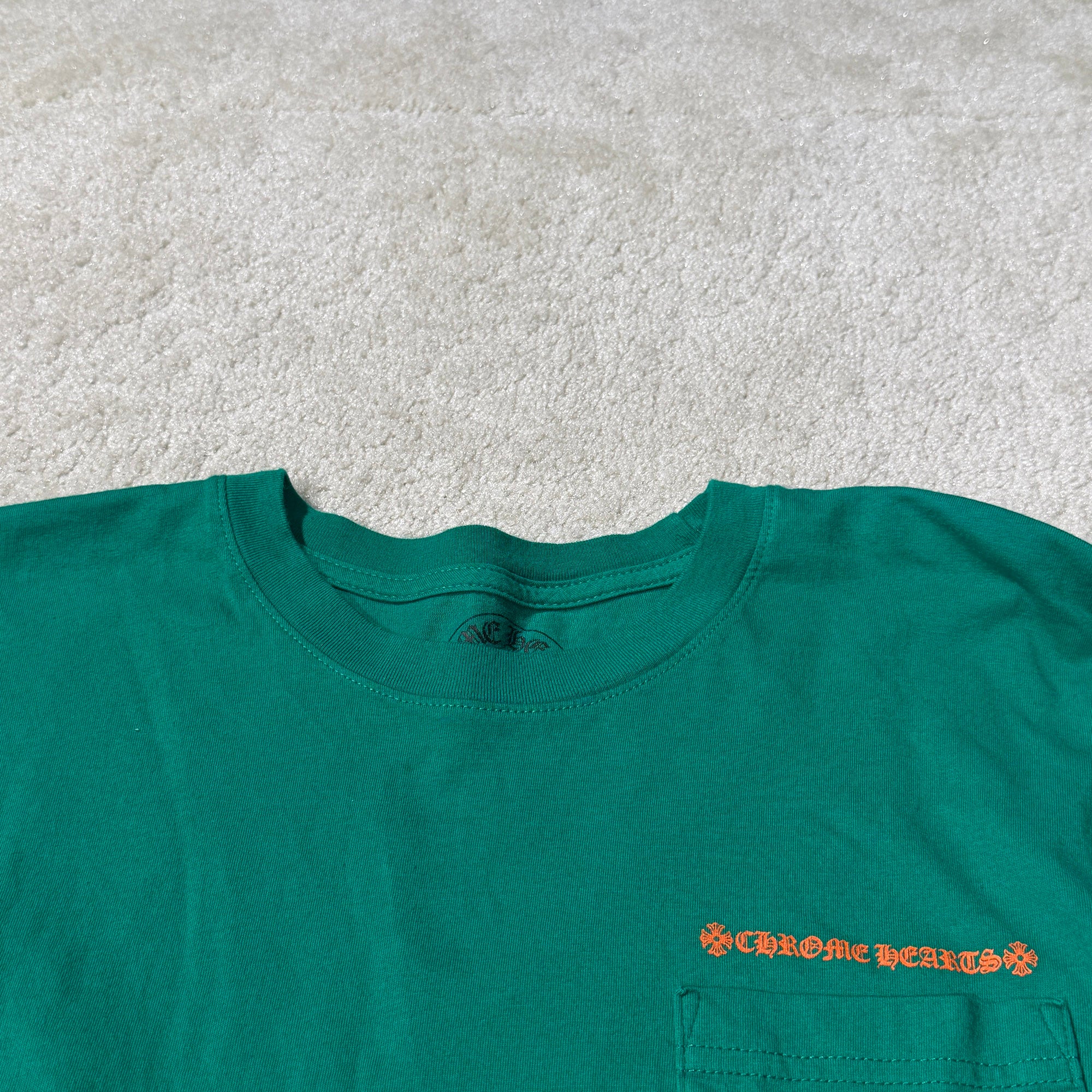 CHROME HEARTS Las Vegas Limited Orange Horseshoe Long Sleeve Tee Size L クロムハーツ ラスベガス限定 オレンジホースシュー ロングスリーブTシャツ サイズL