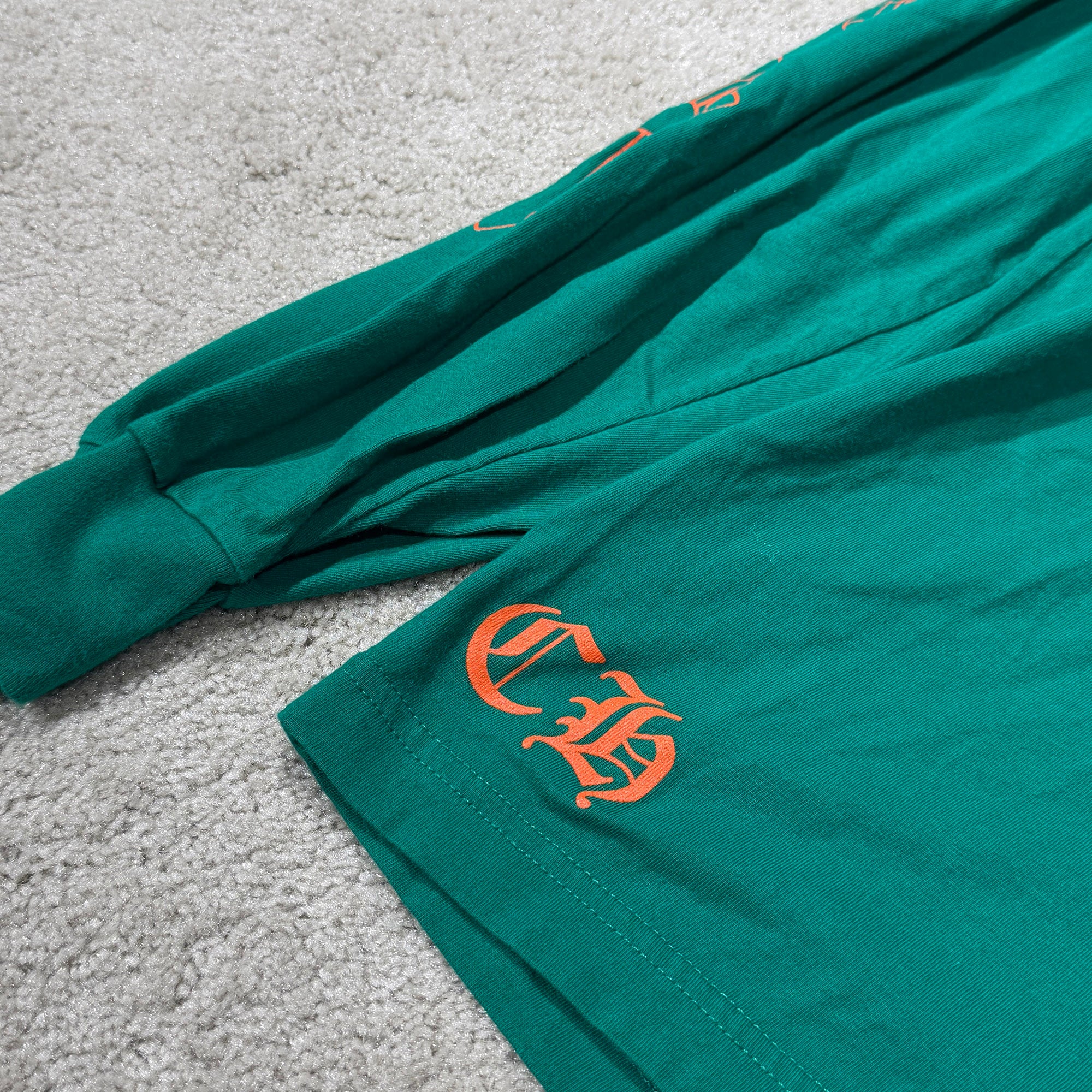 CHROME HEARTS Las Vegas Limited Orange Horseshoe Long Sleeve Tee Size L クロムハーツ ラスベガス限定 オレンジホースシュー ロングスリーブTシャツ サイズL