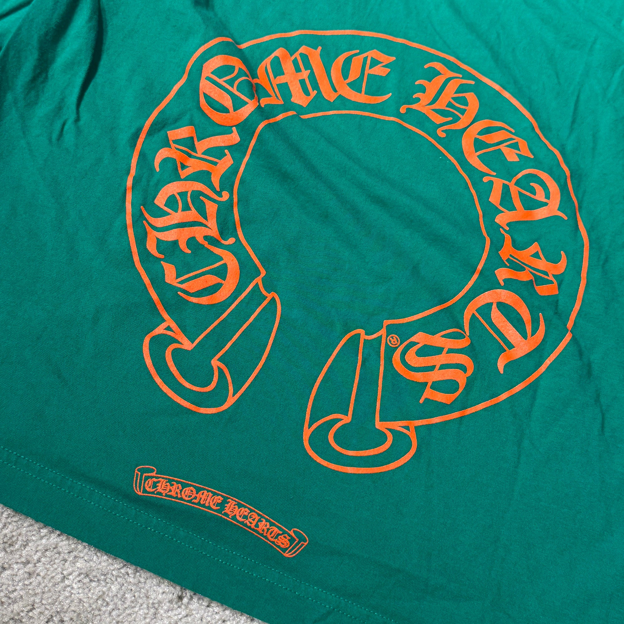 CHROME HEARTS Las Vegas Limited Orange Horseshoe Long Sleeve Tee Size L クロムハーツ ラスベガス限定 オレンジホースシュー ロングスリーブTシャツ サイズL