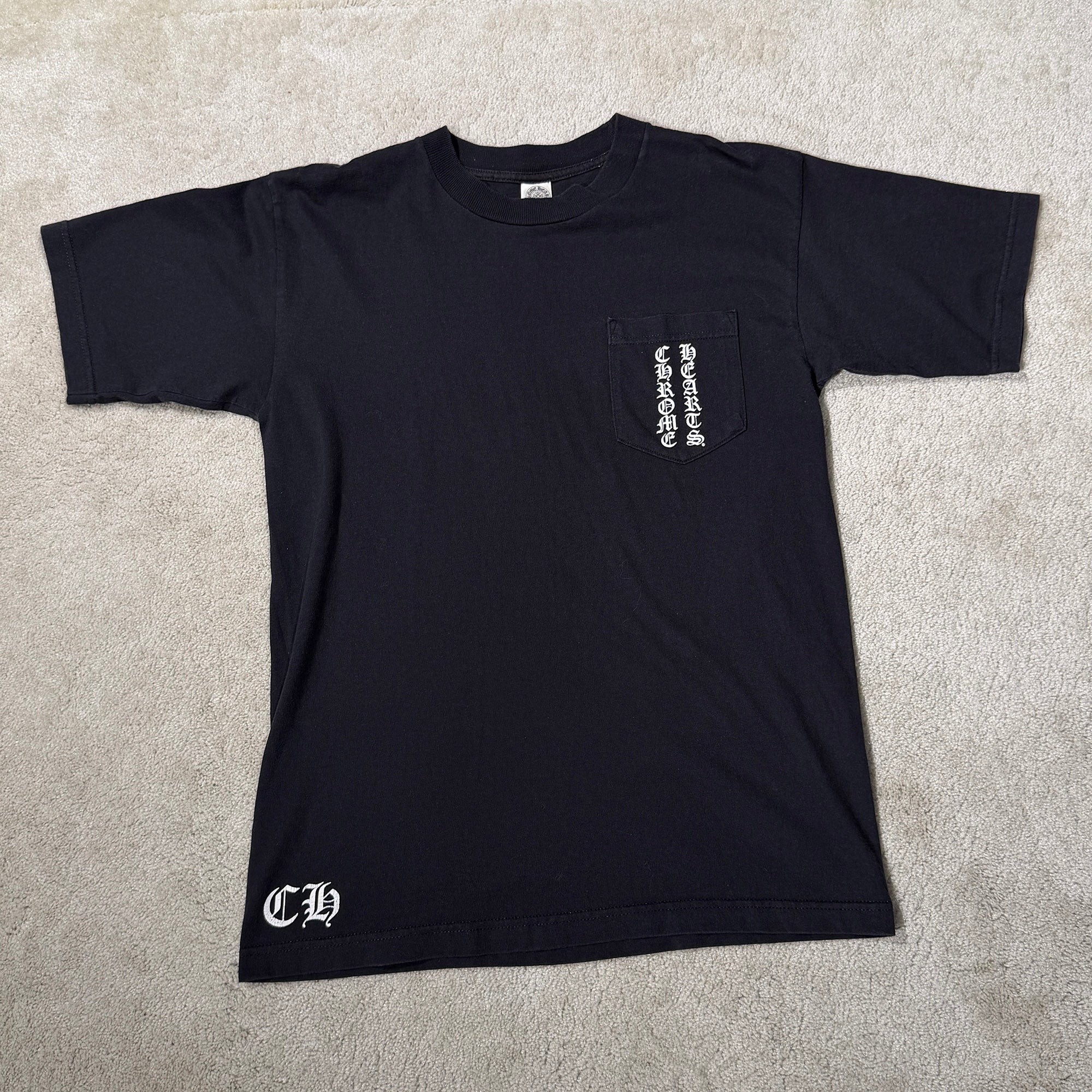 CHROME HEARTS Vertical Logo RS3 Cross Tee Size M クロムハーツ ヴァーティカルロゴ RS3 クロス Tシャツ サイズM