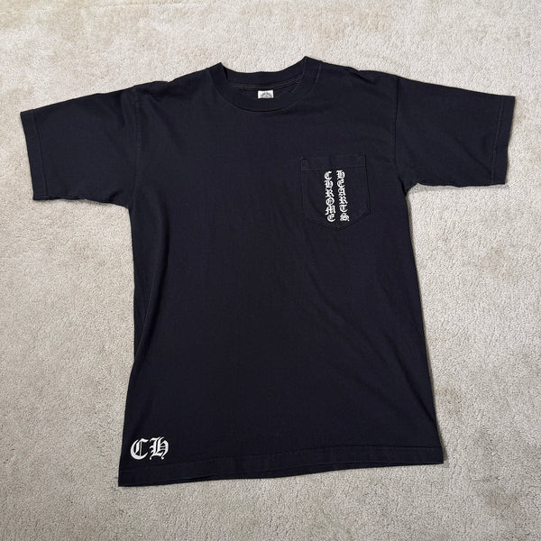 CHROME HEARTS Vertical Logo RS3 Cross Tee Size M クロムハーツ ヴァーティカルロゴ RS3 クロス Tシャツ サイズM