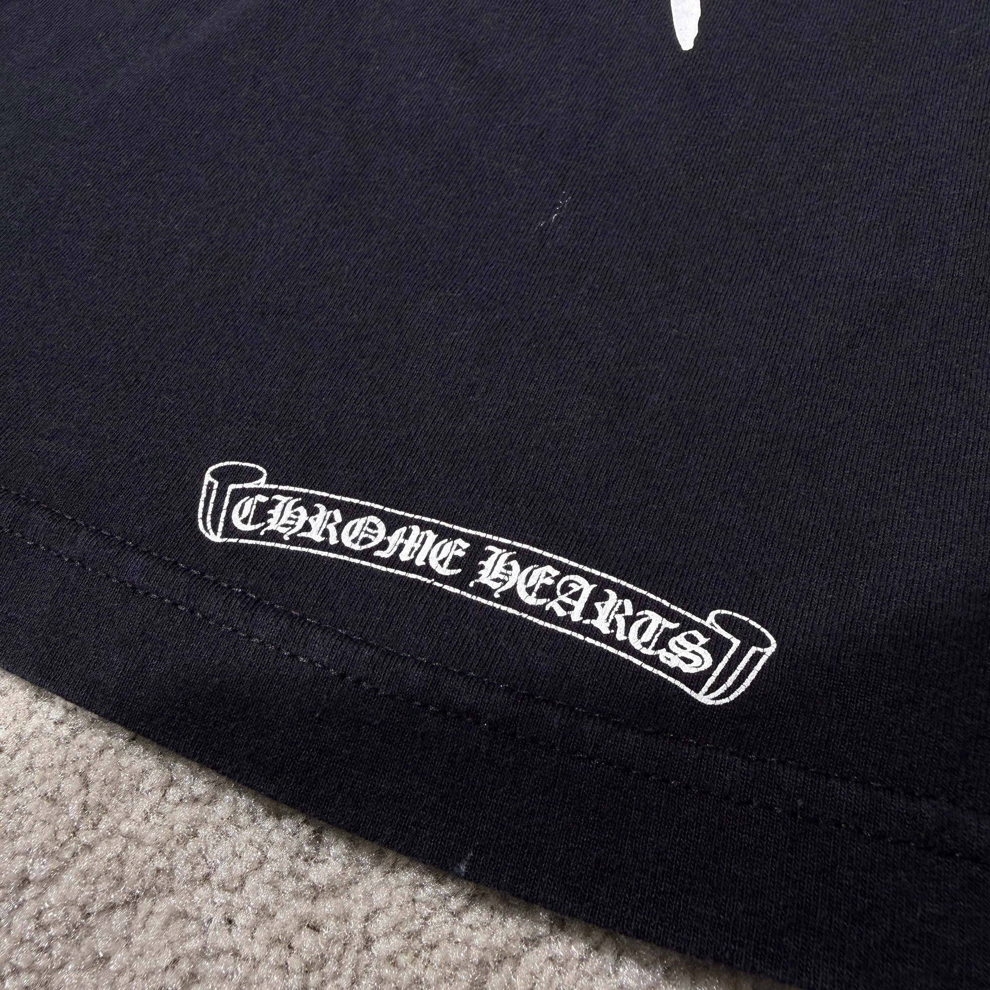 CHROME HEARTS Vertical Logo RS3 Cross Tee Size M クロムハーツ ヴァーティカルロゴ RS3 クロス Tシャツ サイズM