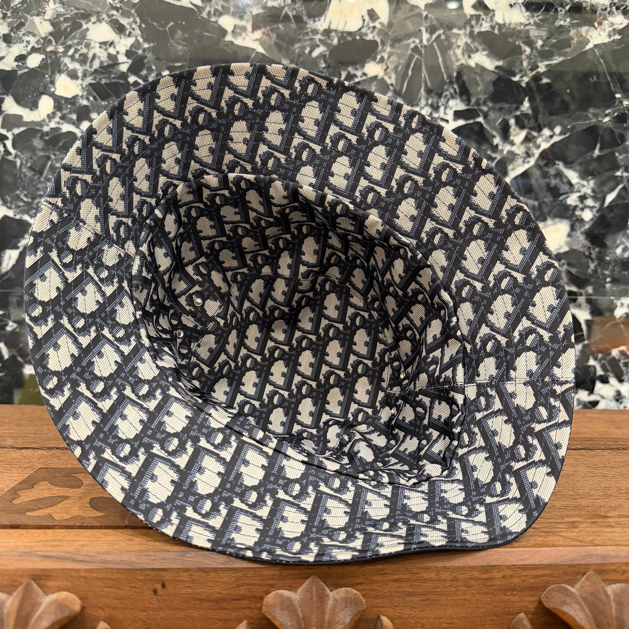 Dior 2019AW TEDDY-D Reversible Bucket Hat 95TDD923A130 Size 59 ディオール テディ ディー リバーシブル ボブハット サイズ59