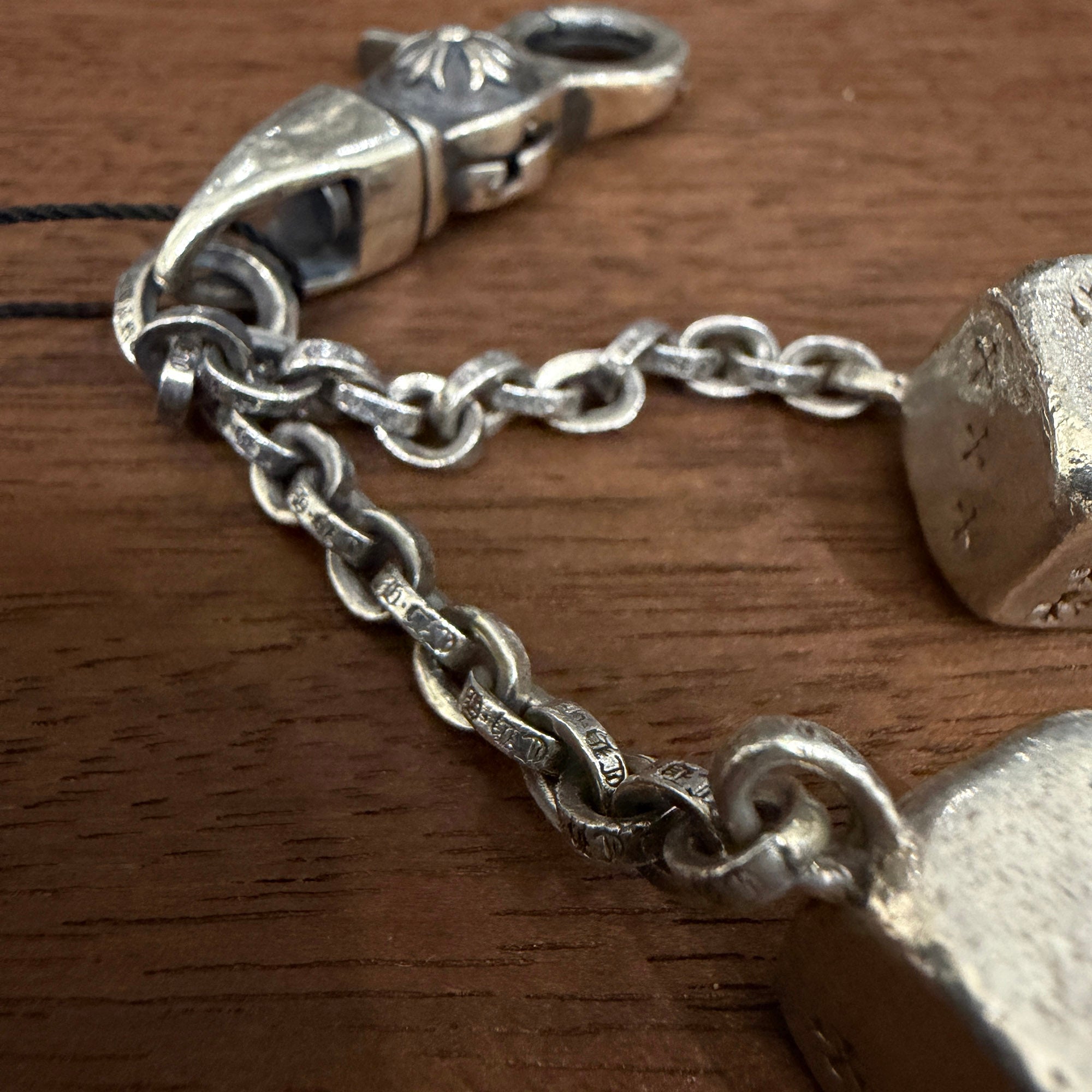 CHROME HEARTS Double Dice Key Chain クロムハーツ ダブルダイス キーチェーン