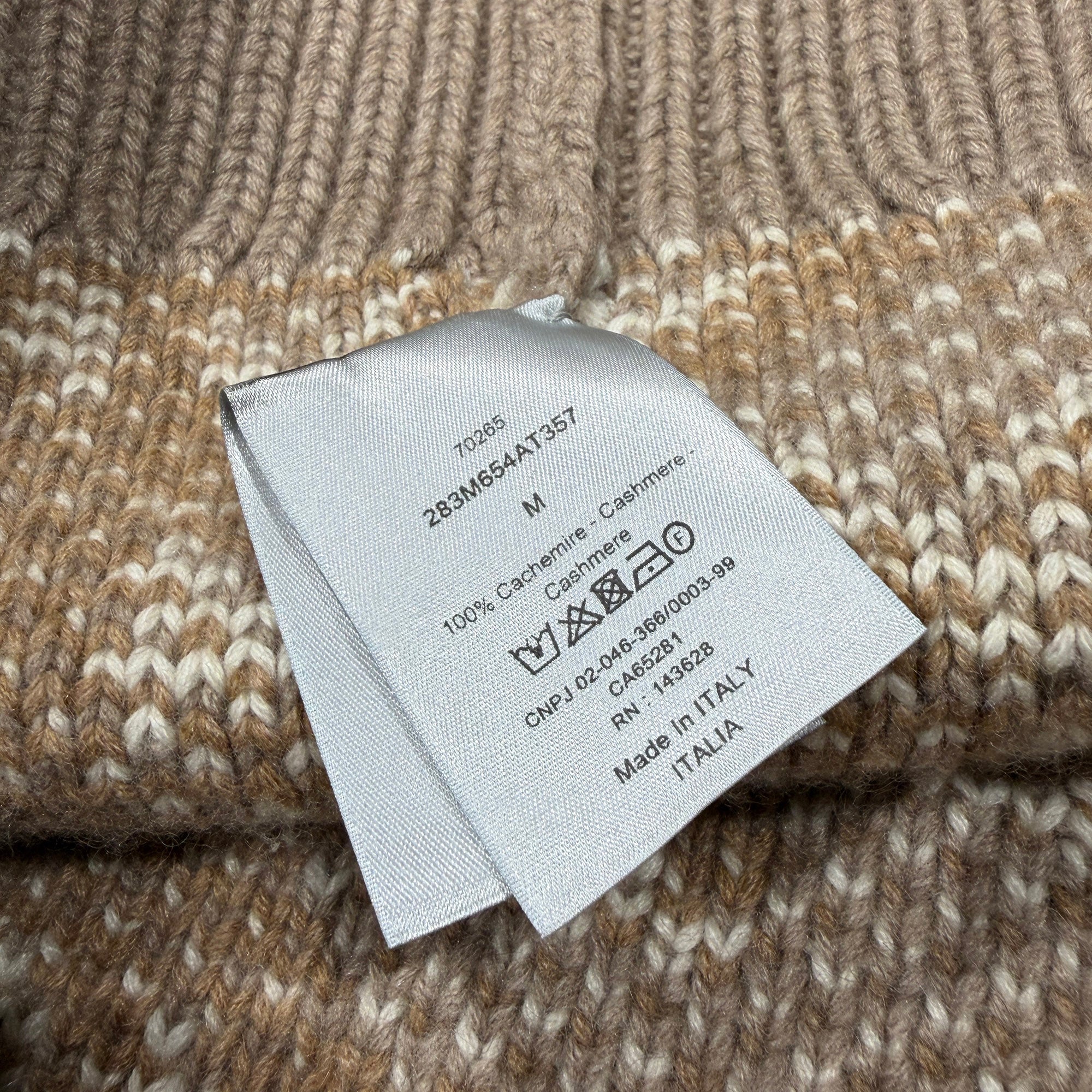 DIOR × Travis Scott 2022AW Cactus Jack Oversized Sleeveless Sweater 283M654AT357 Size M ディオール × トラヴィススコット カクタスジャック オーバーサイズ ノースリーブセーター サイズM