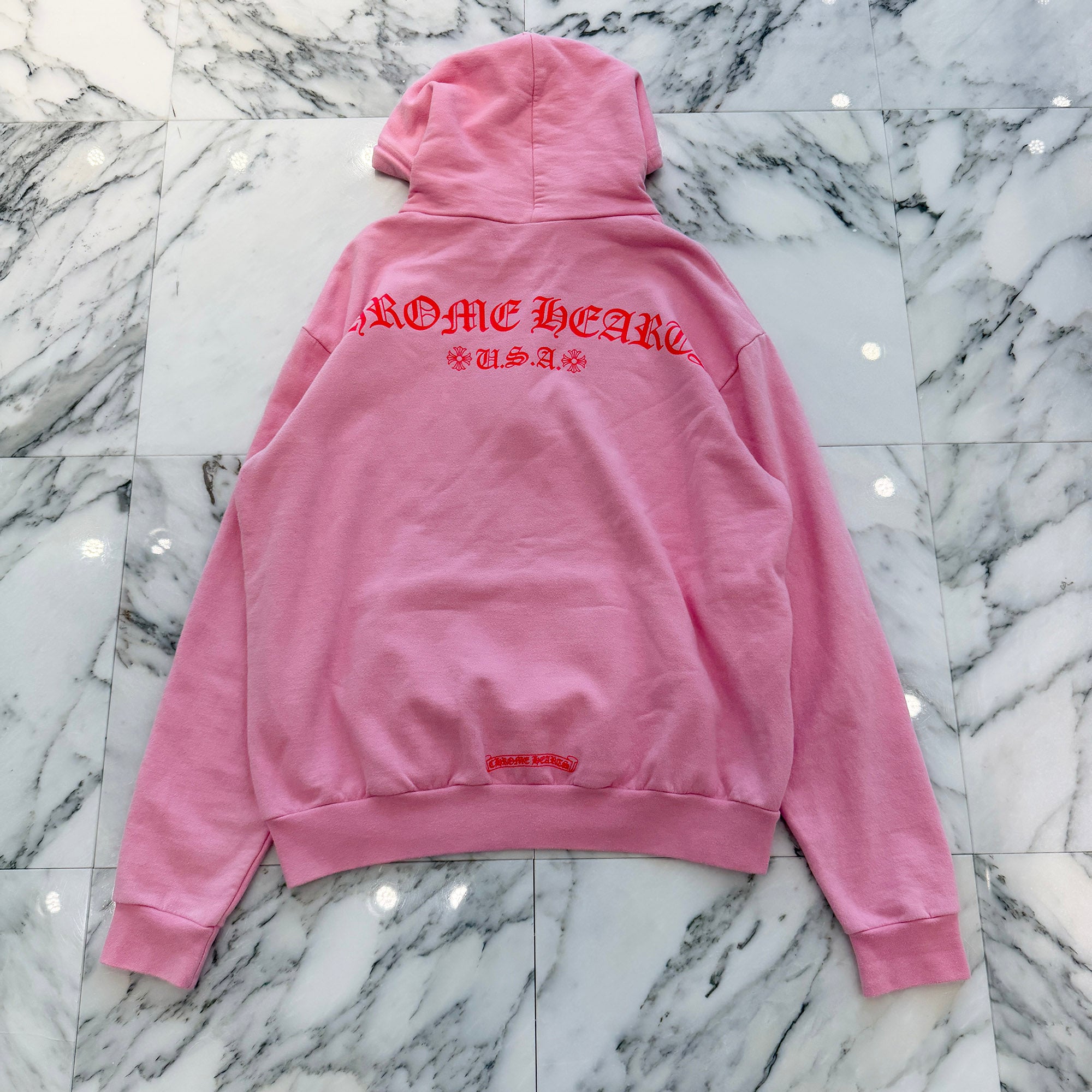 CHROME HEARTS Back Arch Logo USA Pullover Hoodie Size S クロムハーツ バック アーチロゴUSA プルオーバーフーディ サイズS