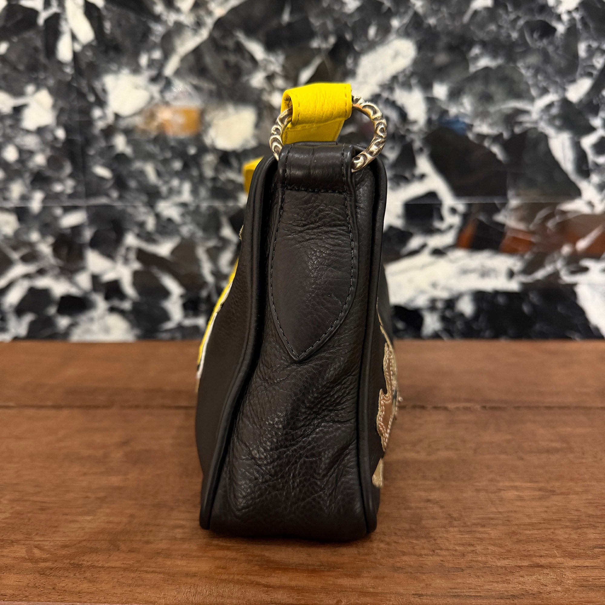 CHROME HEARTS × MATTY BOY CHICKEN NUGGET SEX RECORDS Camo Leather Cross Patch Shoulder Bag クロムハーツ × マッティボーイ チキンナゲット セックスレコード カモ レザークロスパッチ ショルダーバッグ