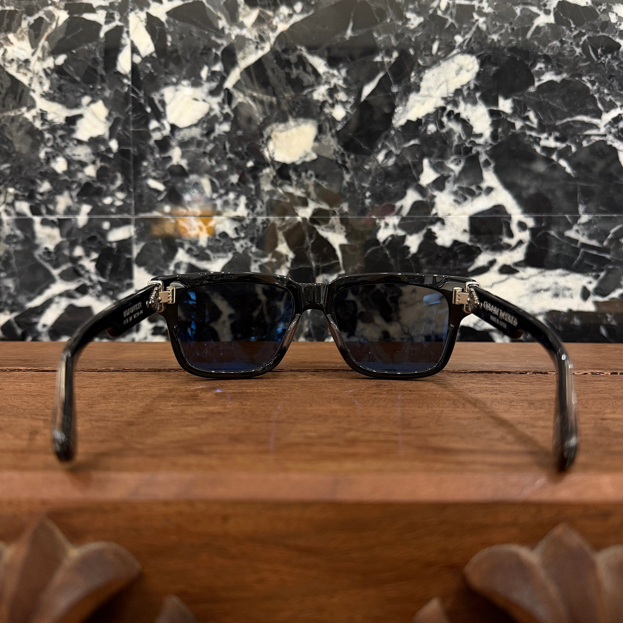 CHROME HEARTS BOX-OFFICER Sunglasses Ruby Dagger Size 56□19-144 クロムハーツ ボックスオフィサー サングラス ルビーダガー サイズ56□19-144