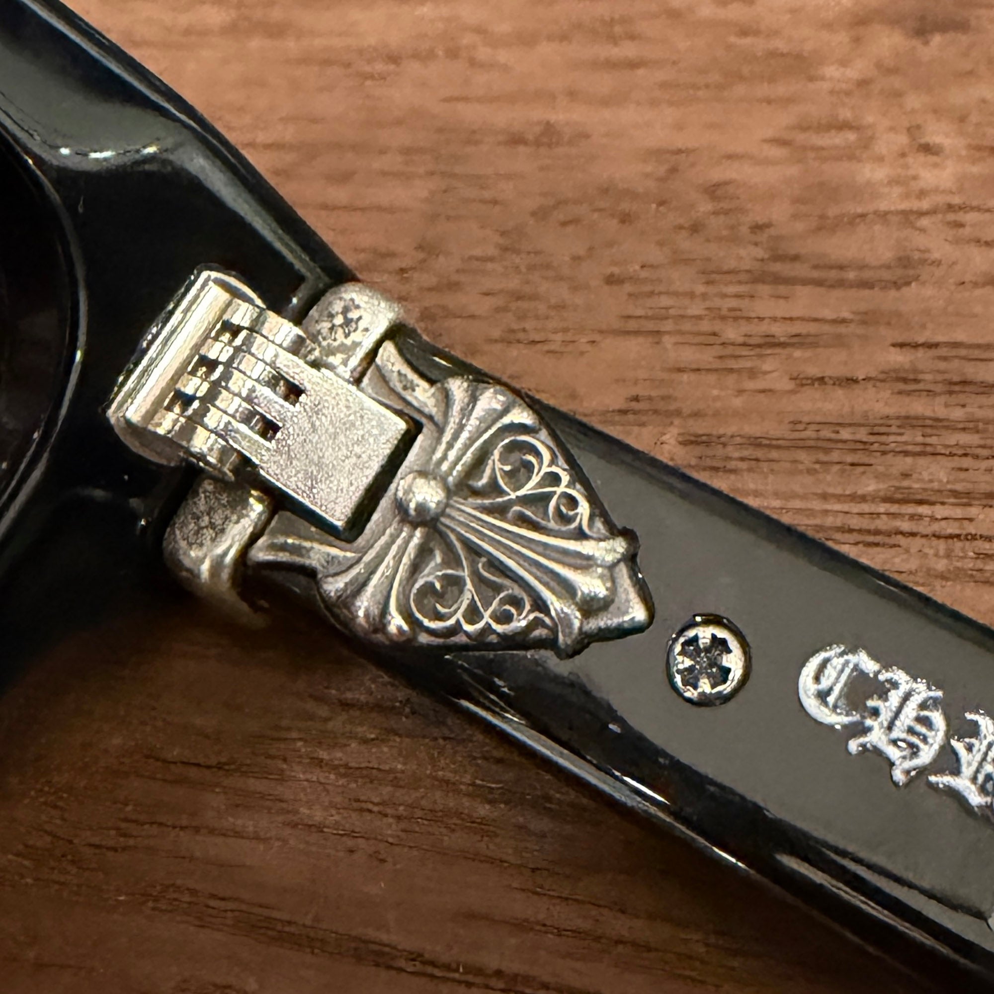 CHROME HEARTS BOX-OFFICER Sunglasses Ruby Dagger Size 56□19-144 クロムハーツ ボックスオフィサー サングラス ルビーダガー サイズ56□19-144