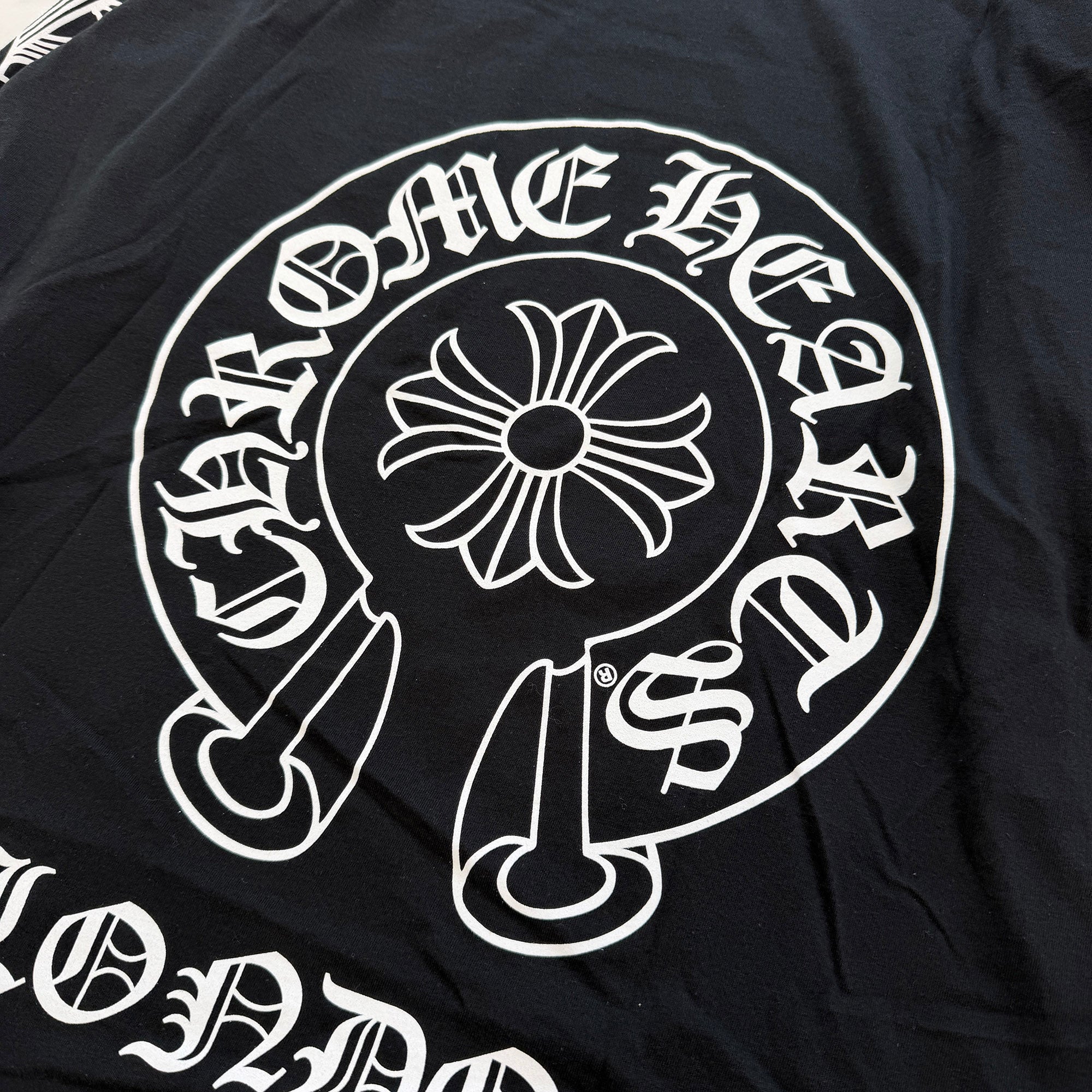 CHROME HEARTS London Limited Floral Cross Horseshoe Long Sleeve Tee L クロムハーツ ロンドン限定 フローラルクロス ホースシュー ロングスリーブ Tシャツ サイズL