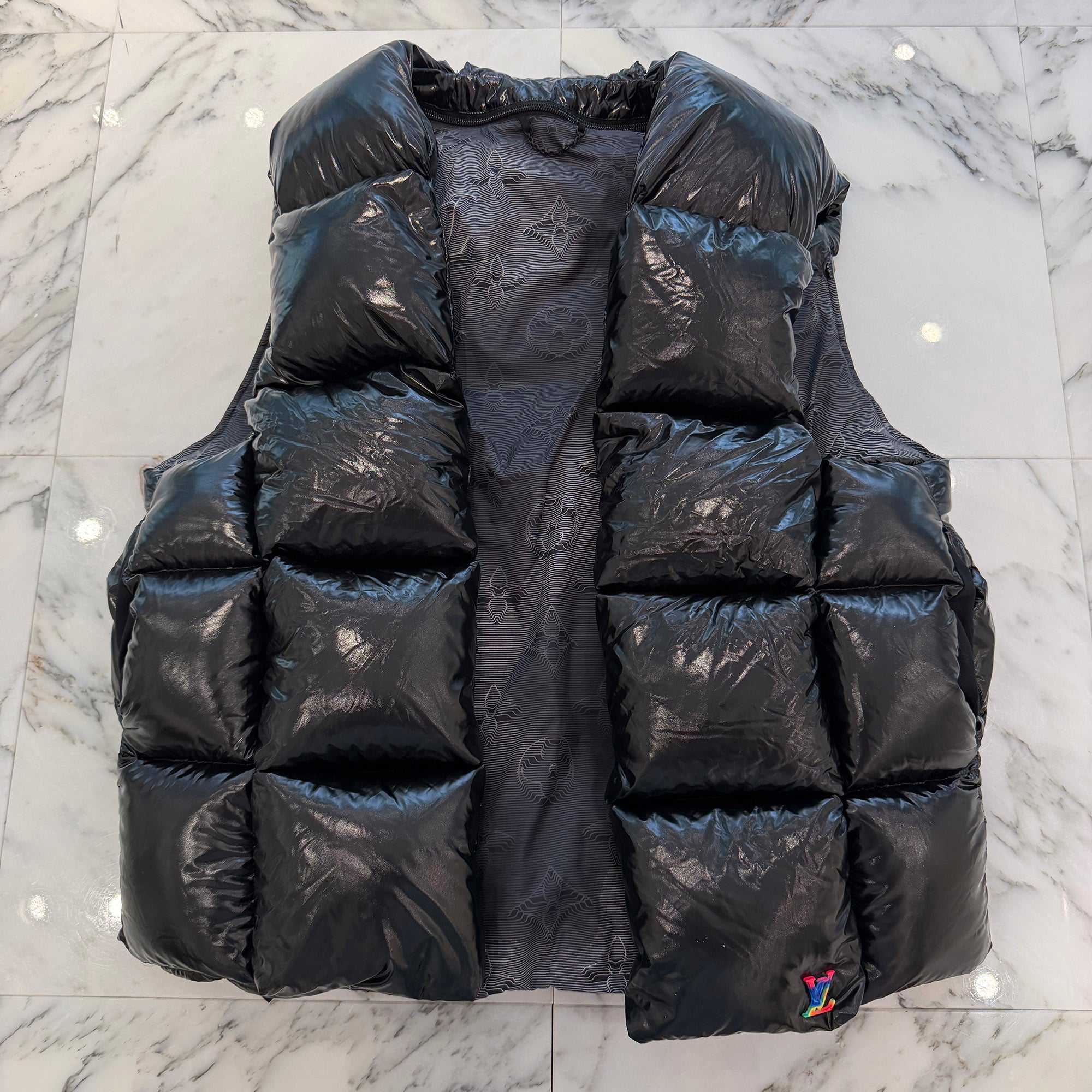 LOUIS VUITTON 2024AW Louis Vuitton 2054 Look 1 Monogram Packable Down Vest Size 50 ルイヴィトン ルイヴィトン2054 ルック1 モノグラム総柄 パッカブル ダウンベスト サイズ50