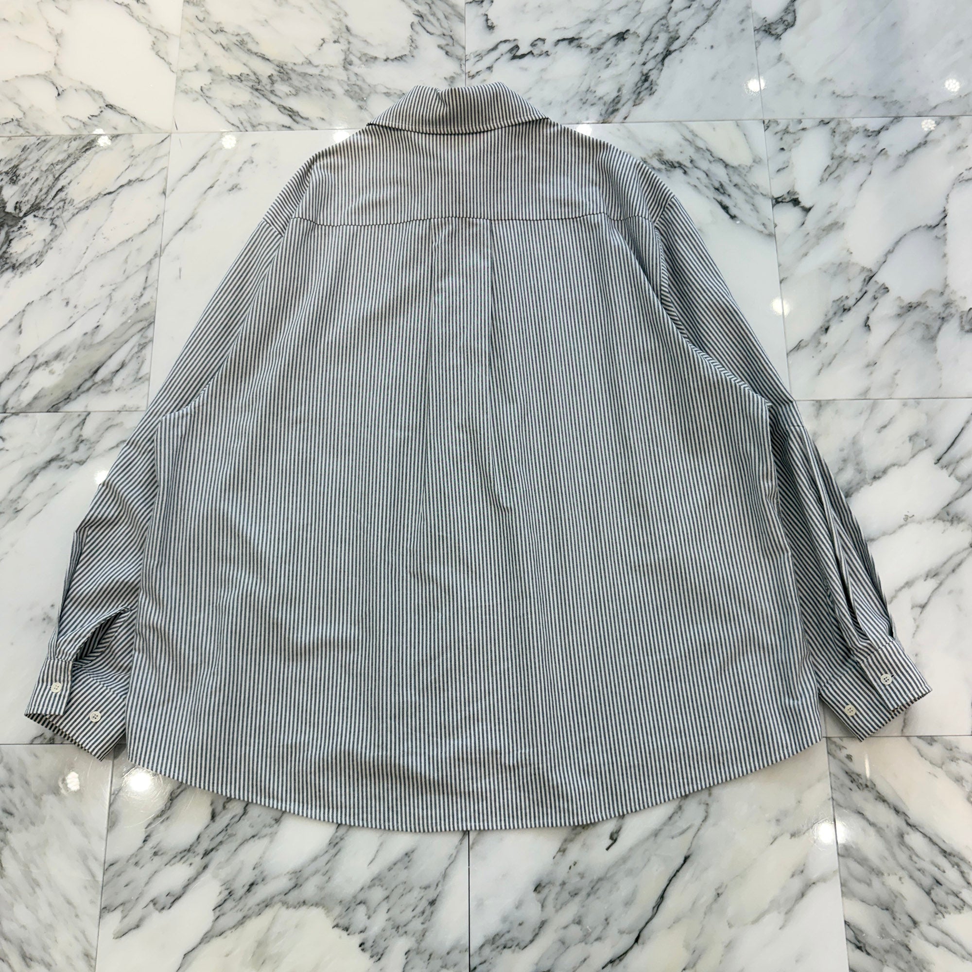KIMHĒKIM 2025AW Heart Patched Balloon Shirt PS25-SH062-BK Size XL キムヘイム ハート パッチド バルーン シャツ サイズXL