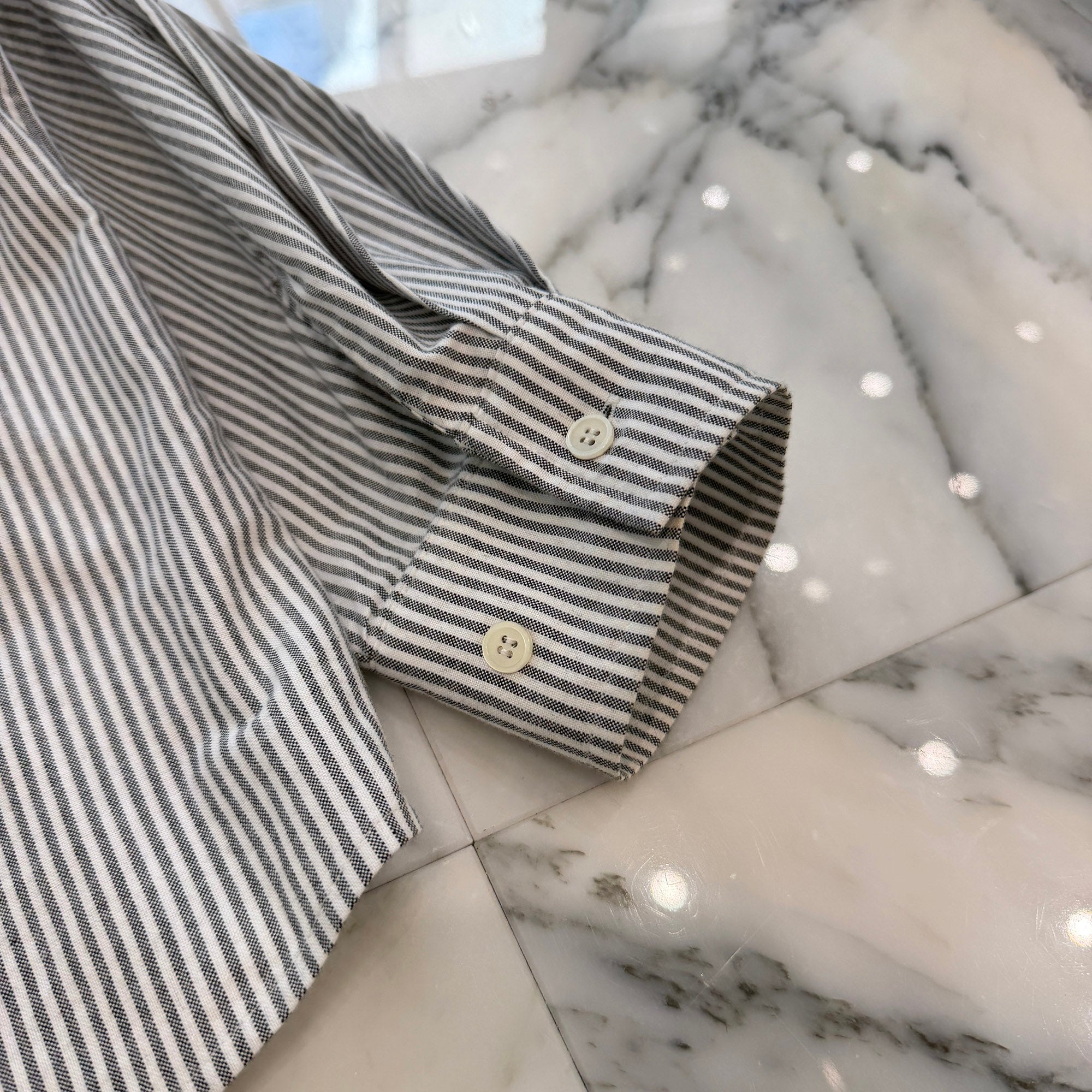 KIMHĒKIM 2025AW Heart Patched Balloon Shirt PS25-SH062-BK Size XL キムヘイム ハート パッチド バルーン シャツ サイズXL