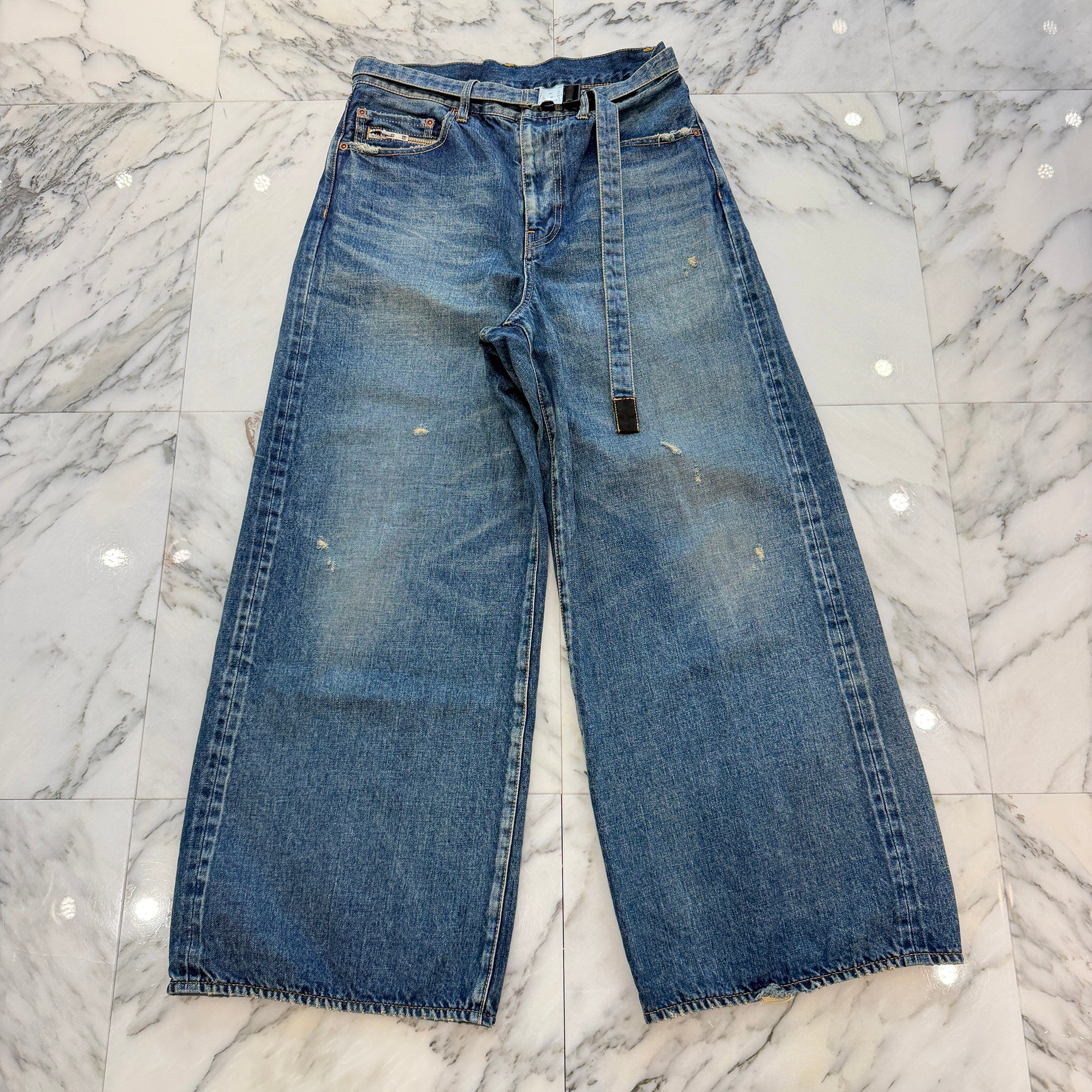 sacai × BEYONDEXX 2026SS Wide Denim Pants 26-03965M Size 1 サカイ×BEYONDEXX ワイド デニムパンツ サイズ1