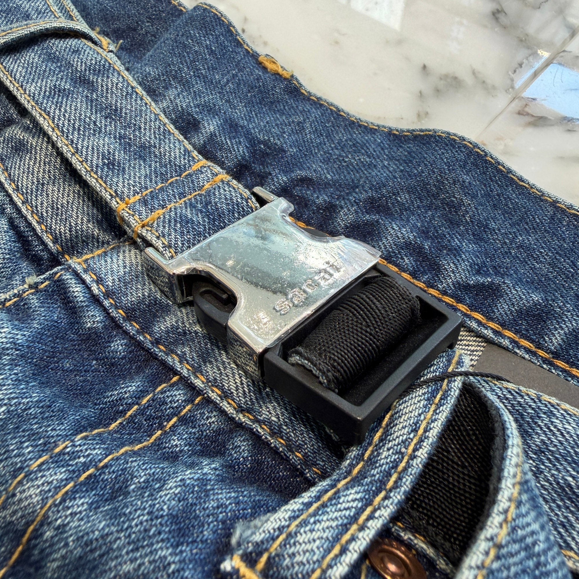 sacai × BEYONDEXX 2026SS Wide Denim Pants 26-03965M Size 1 サカイ×BEYONDEXX ワイド デニムパンツ サイズ1