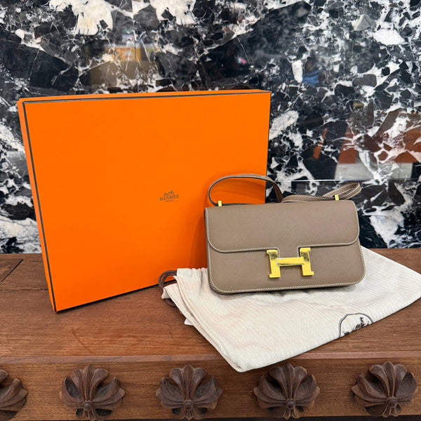 HERMES Constance Elan Shoulder Bag "Etoupe" W刻印 エルメス コンスタンス エラン ショルダーバッグ "エトゥープ" W刻印