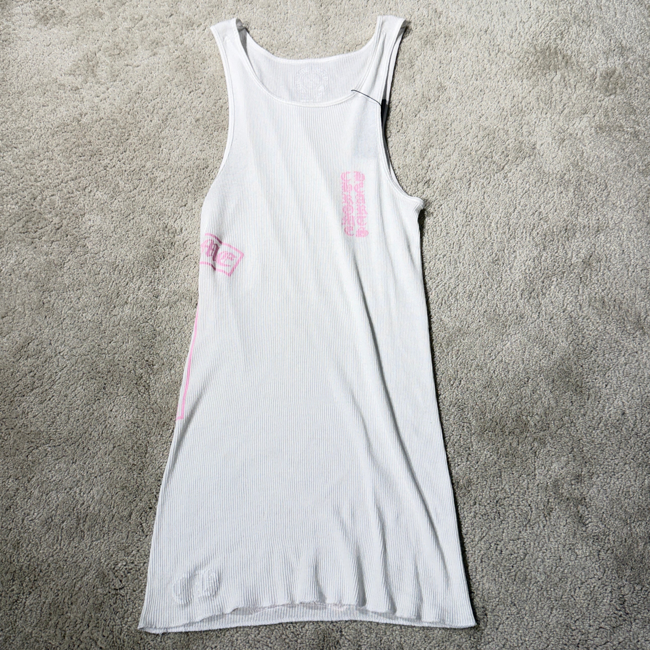 CHROME HEARTS 2025SS Vertical Side Logo Tank Top Size L クロムハーツ ヴァーティカル サイドロゴ タンクトップ サイズL