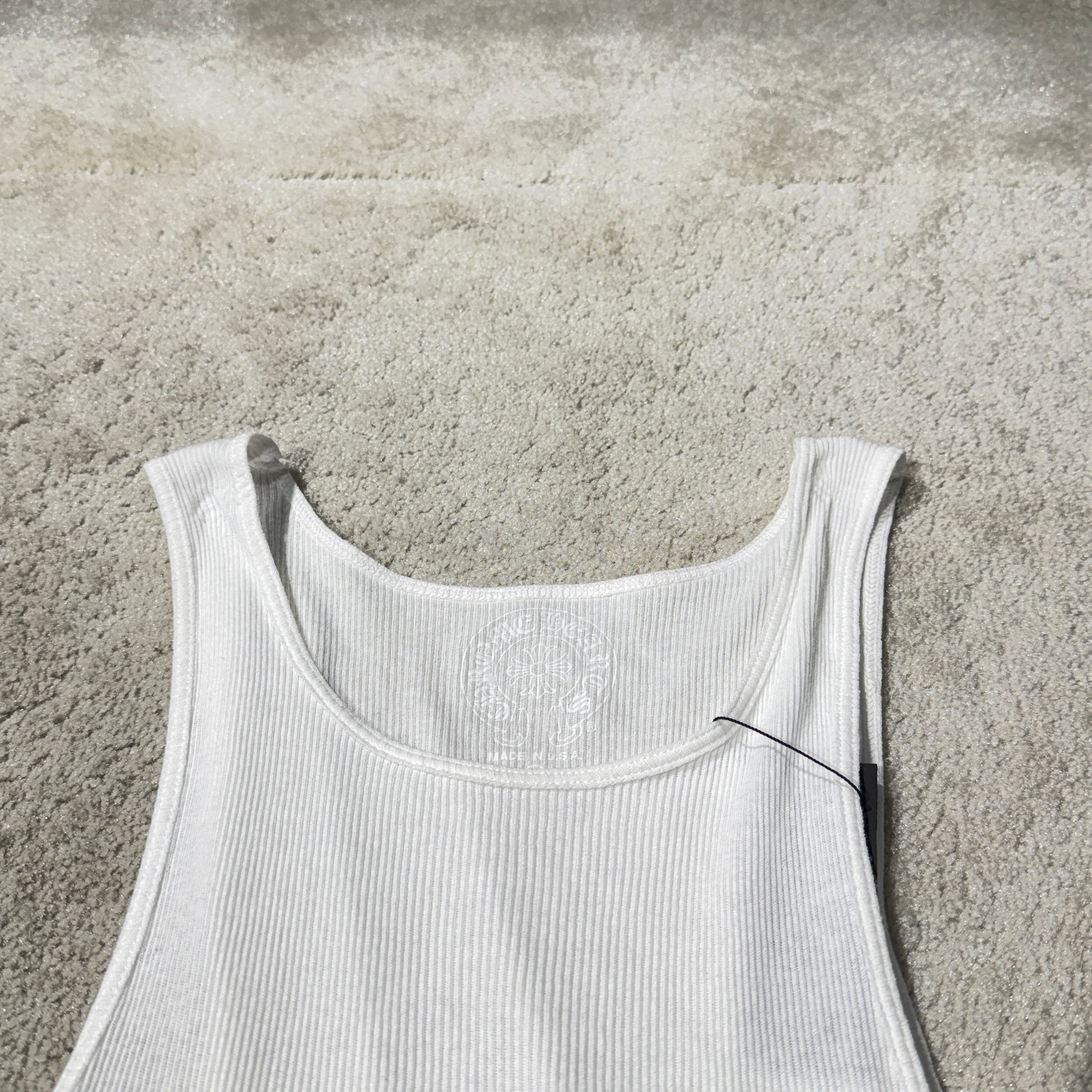 CHROME HEARTS 2025SS Vertical Side Logo Tank Top Size L クロムハーツ ヴァーティカル サイドロゴ タンクトップ サイズL