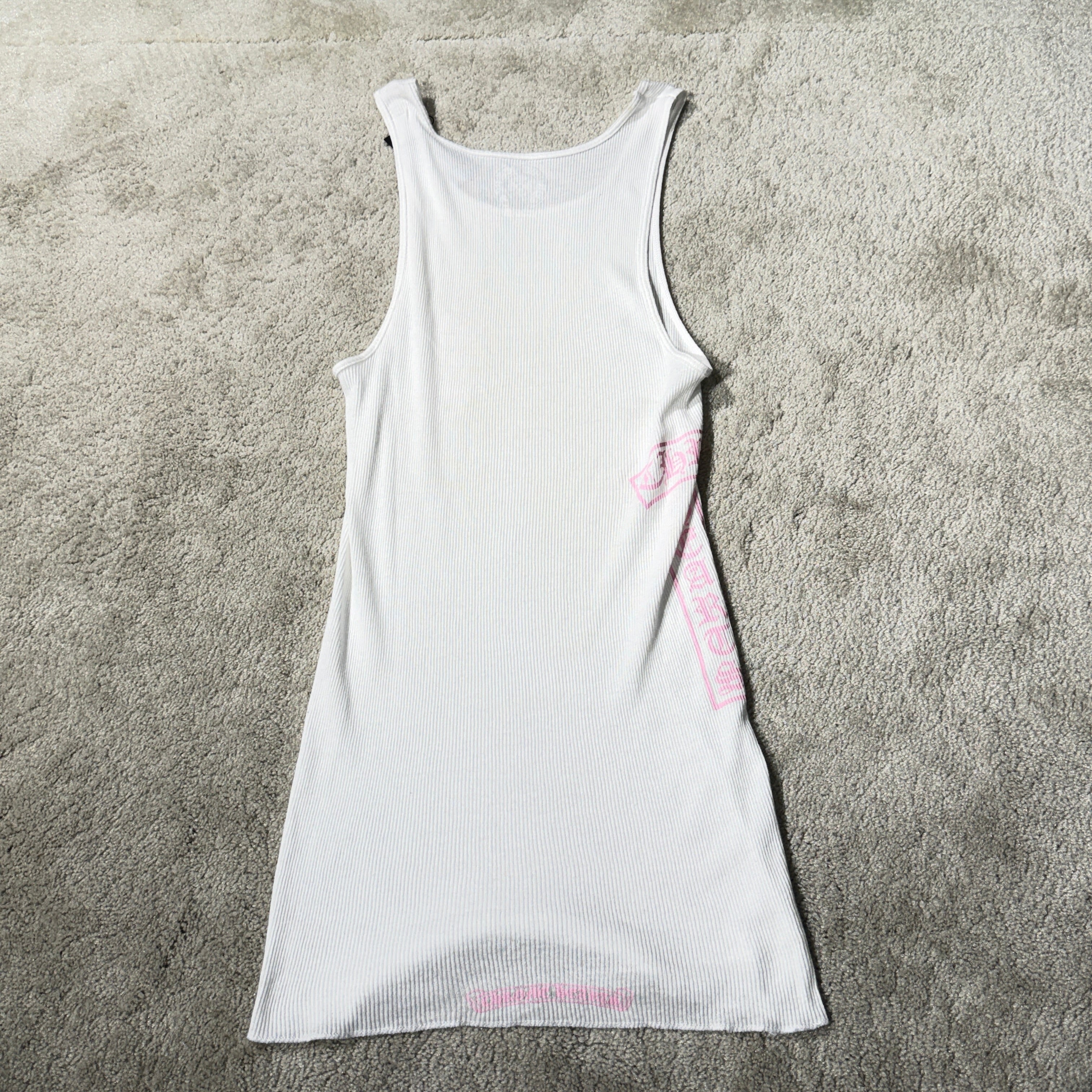 CHROME HEARTS 2025SS Vertical Side Logo Tank Top Size L クロムハーツ ヴァーティカル サイドロゴ タンクトップ サイズL